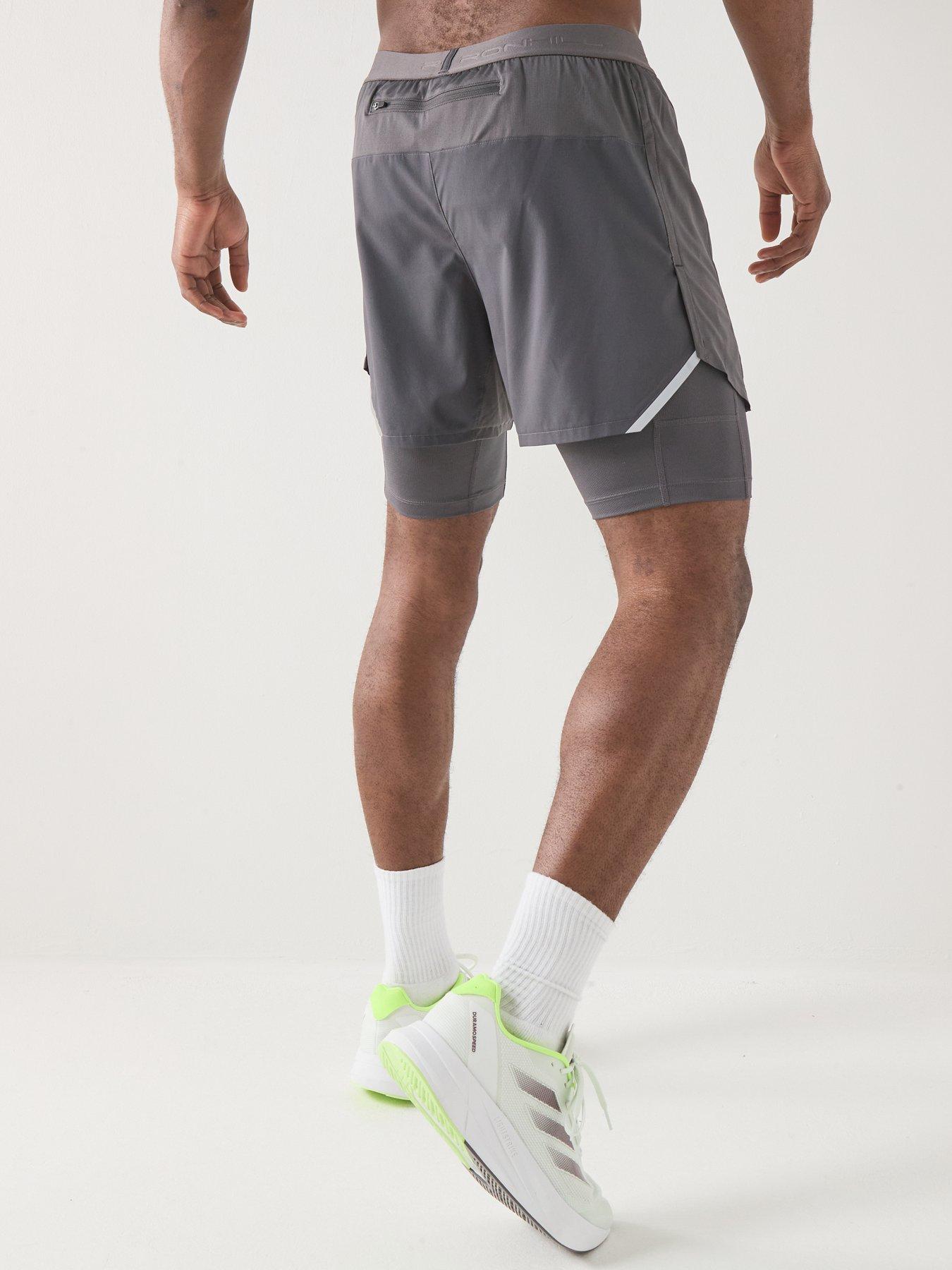 ronhill-mens-running-tech-5inch-twin-short-greystillFront