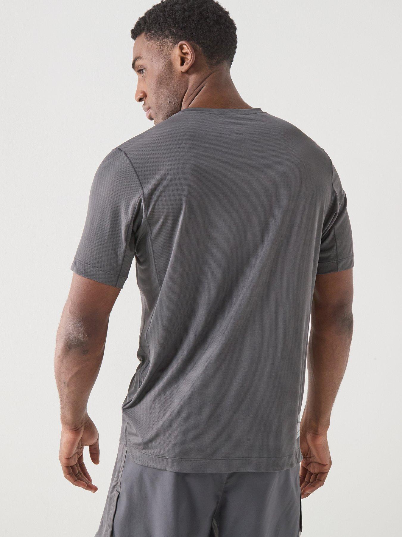 ronhill-mens-running-tech-short-sleeve-tee-greystillFront