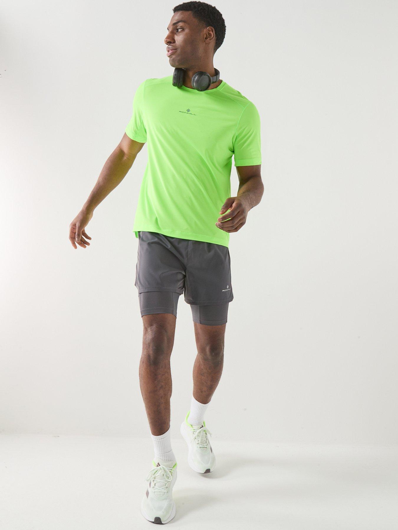 Image 6 of 6 of Ronhill Mens Running Tech Short Sleeve Tee - Yellow