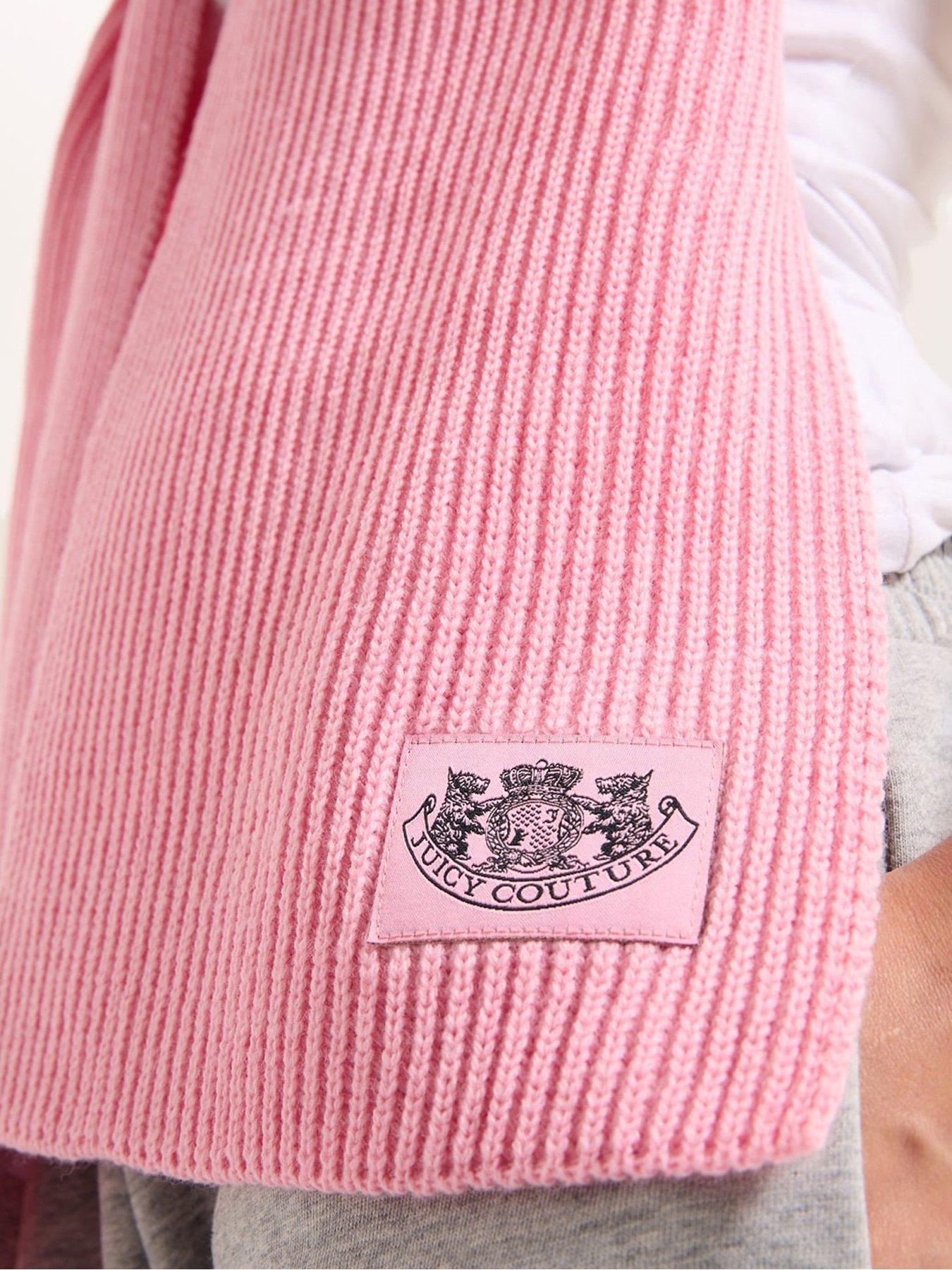 juicy-couture-crest-scarfbeanie-set-pinkoutfit
