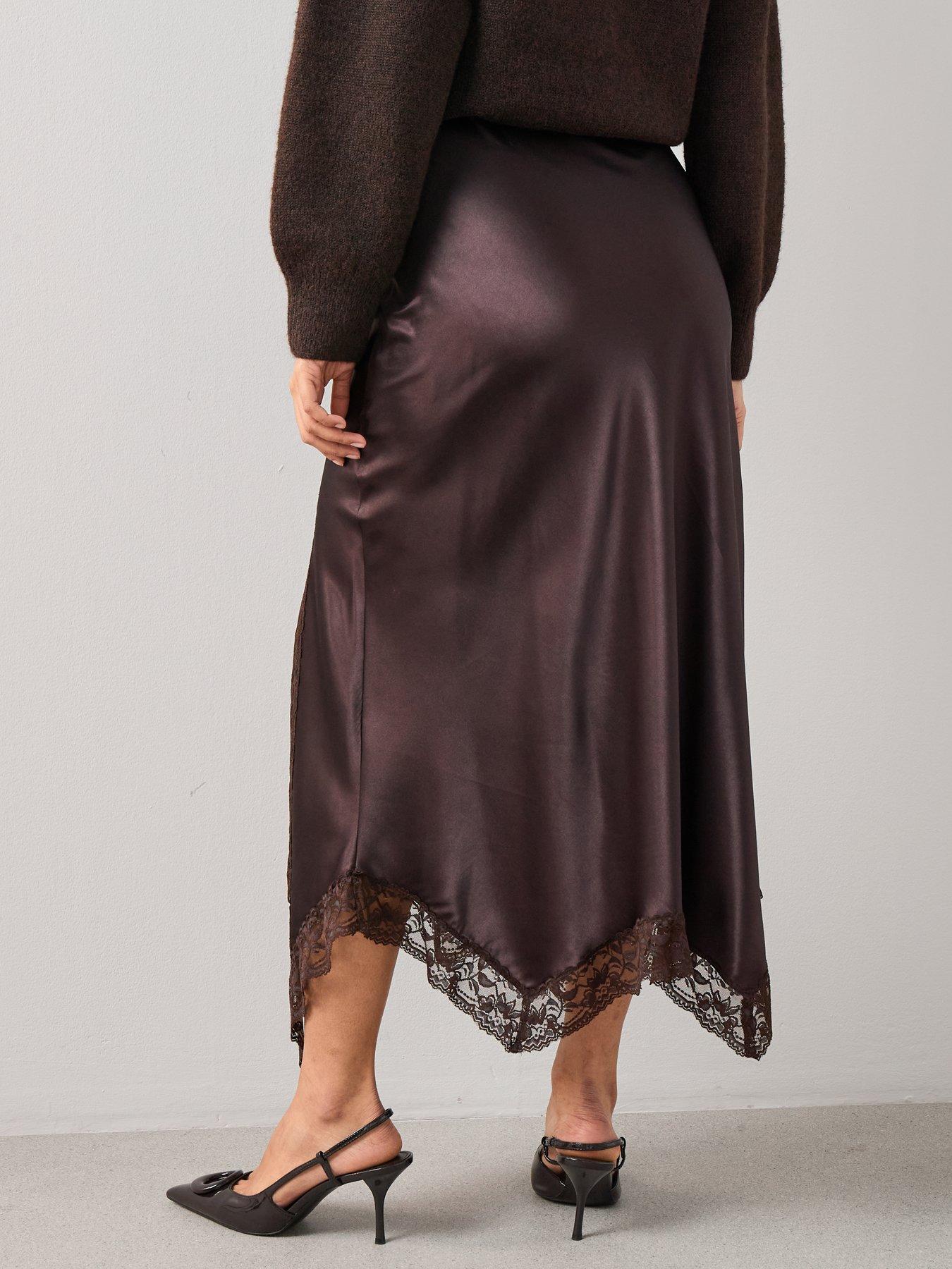 the-very-collection-lace-trim-satin-midi-skirt-brownstillFront