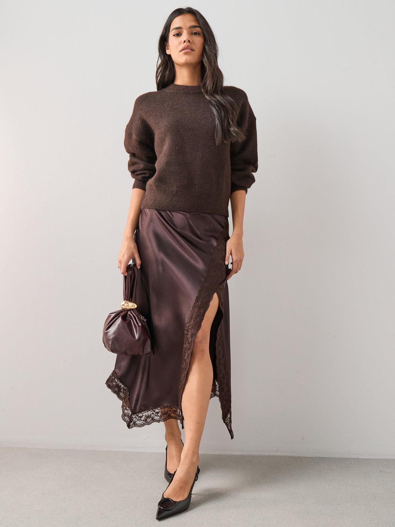 the-very-collection-lace-trim-satin-midi-skirt-brownback