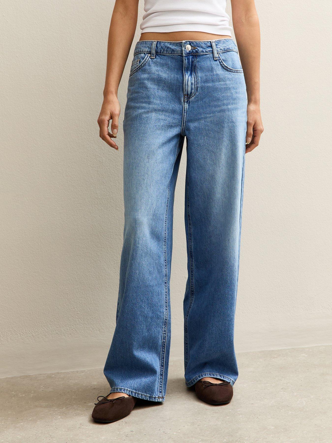 New Look Bonnie Slouchy Wide Leg Jeans Light Blue