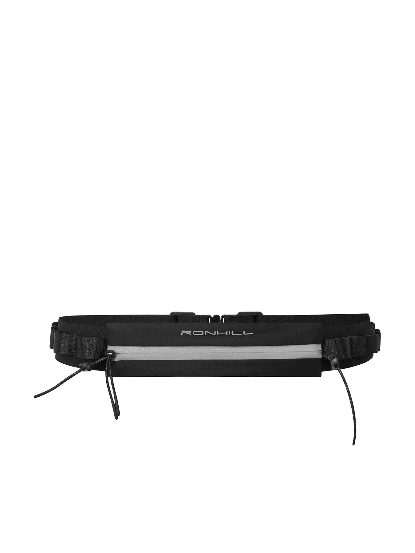 ronhill-unisex-running-solo-waist-belt-blackfront