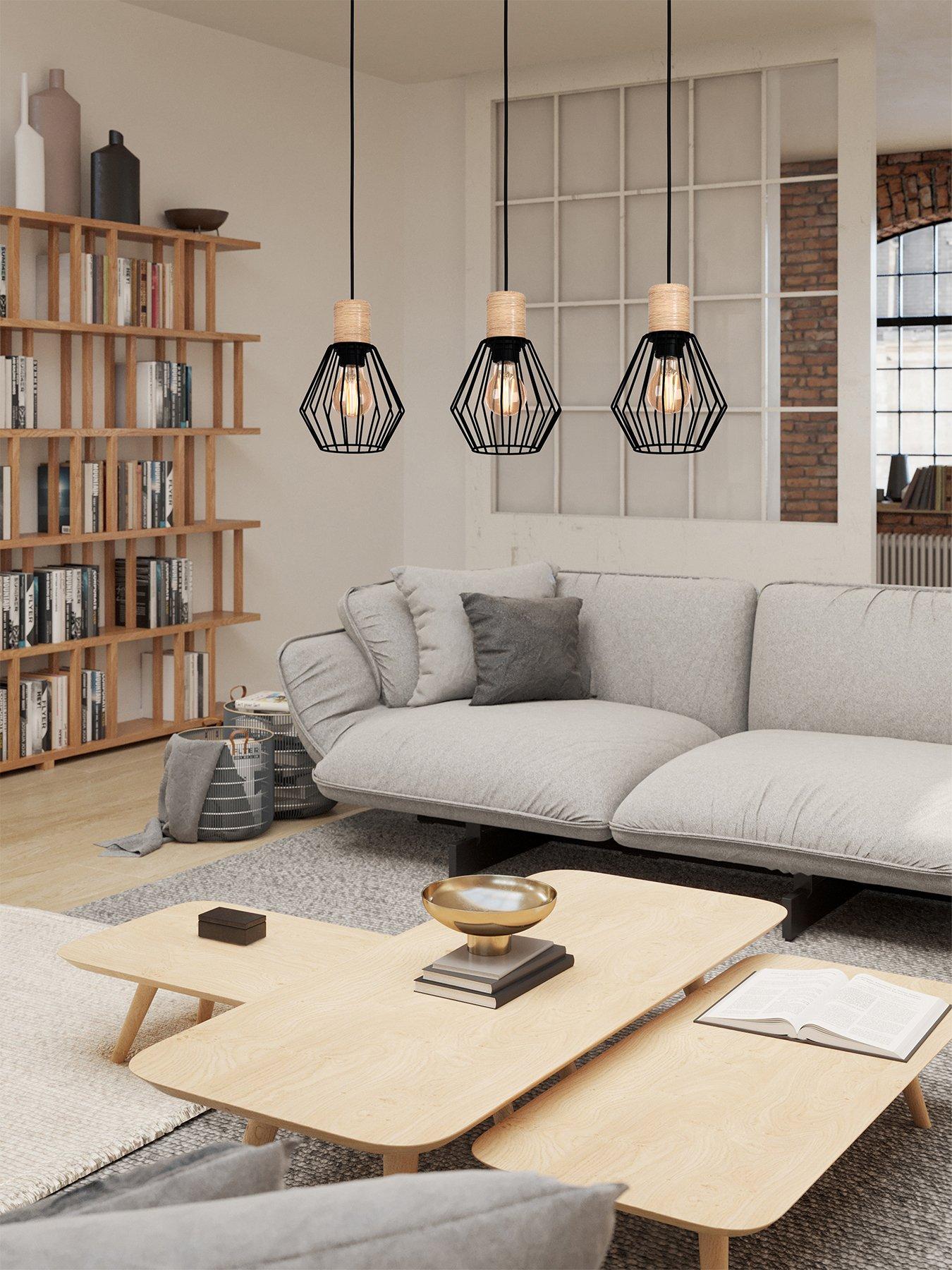 eglo-eglo-palmorla-black-wire-steel-amp-wood-3-light-pendantfront