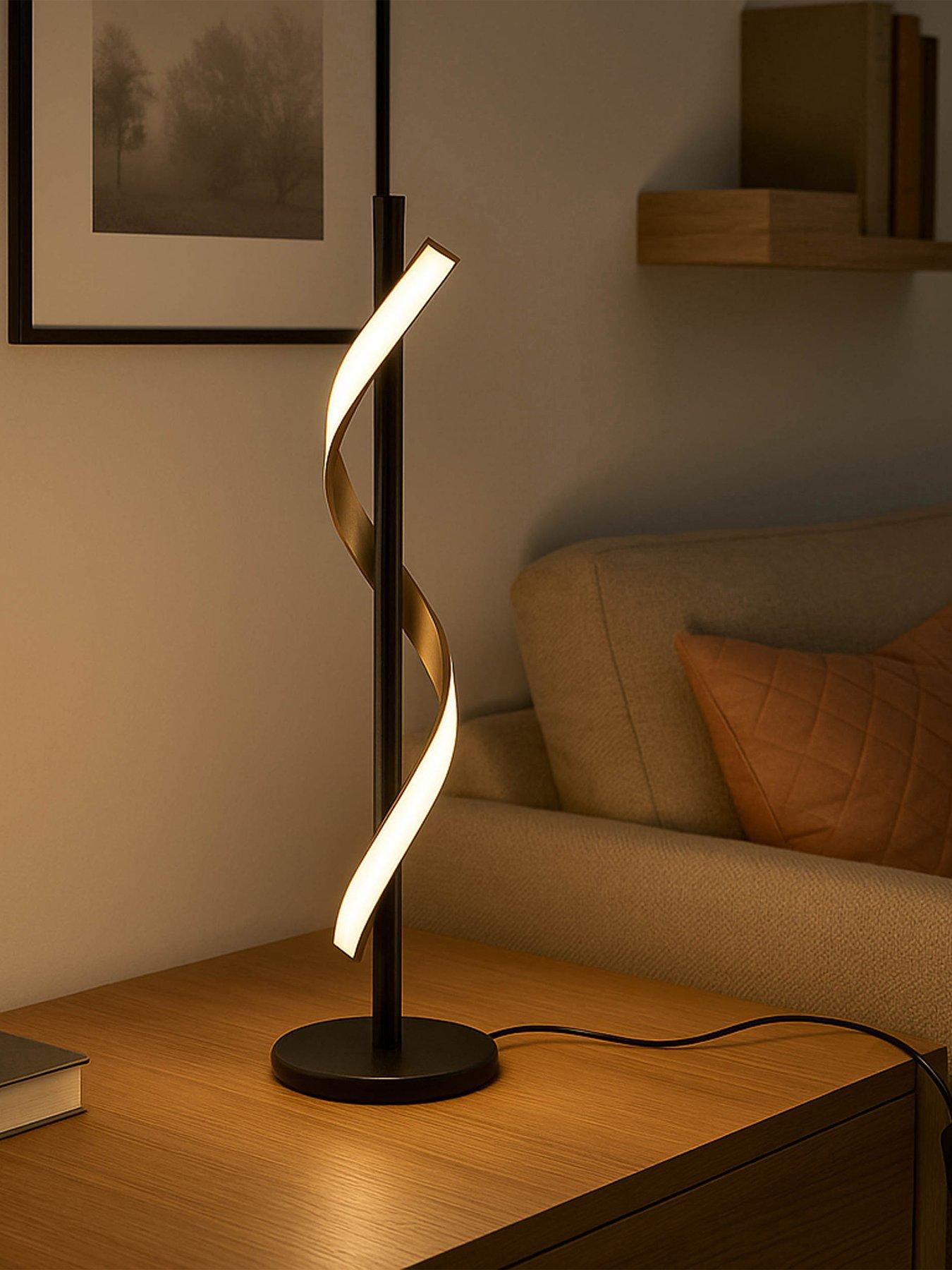 Eglo Eglo Conaprato Black  &  Brushed Brass Modern Table Lamp