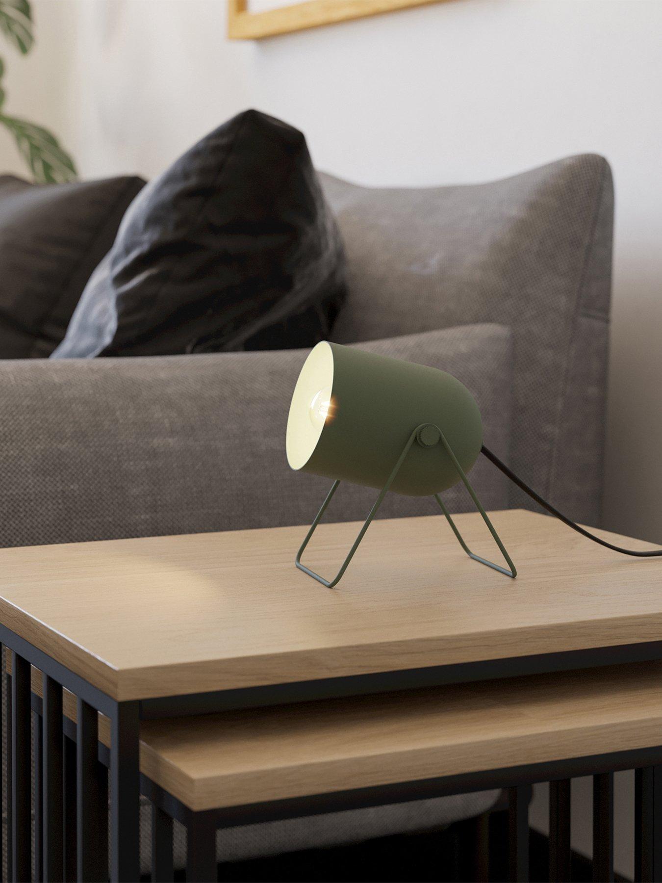 Eglo Eglo Tilston Steel Minimalist Desk Lamp, Green