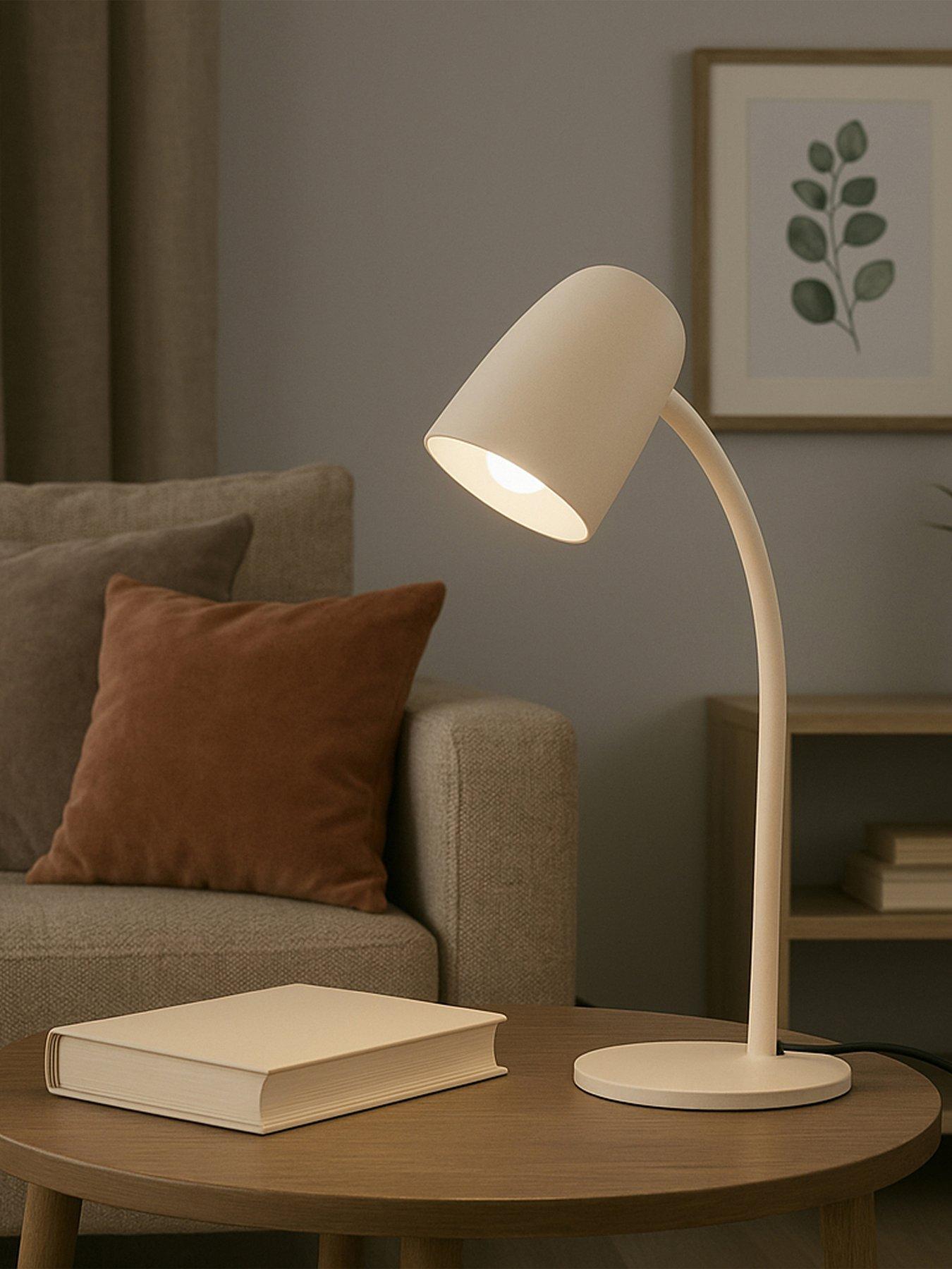 Eglo Eglo Carlo Modern Steel Flexible Desk Lamp, Sandy