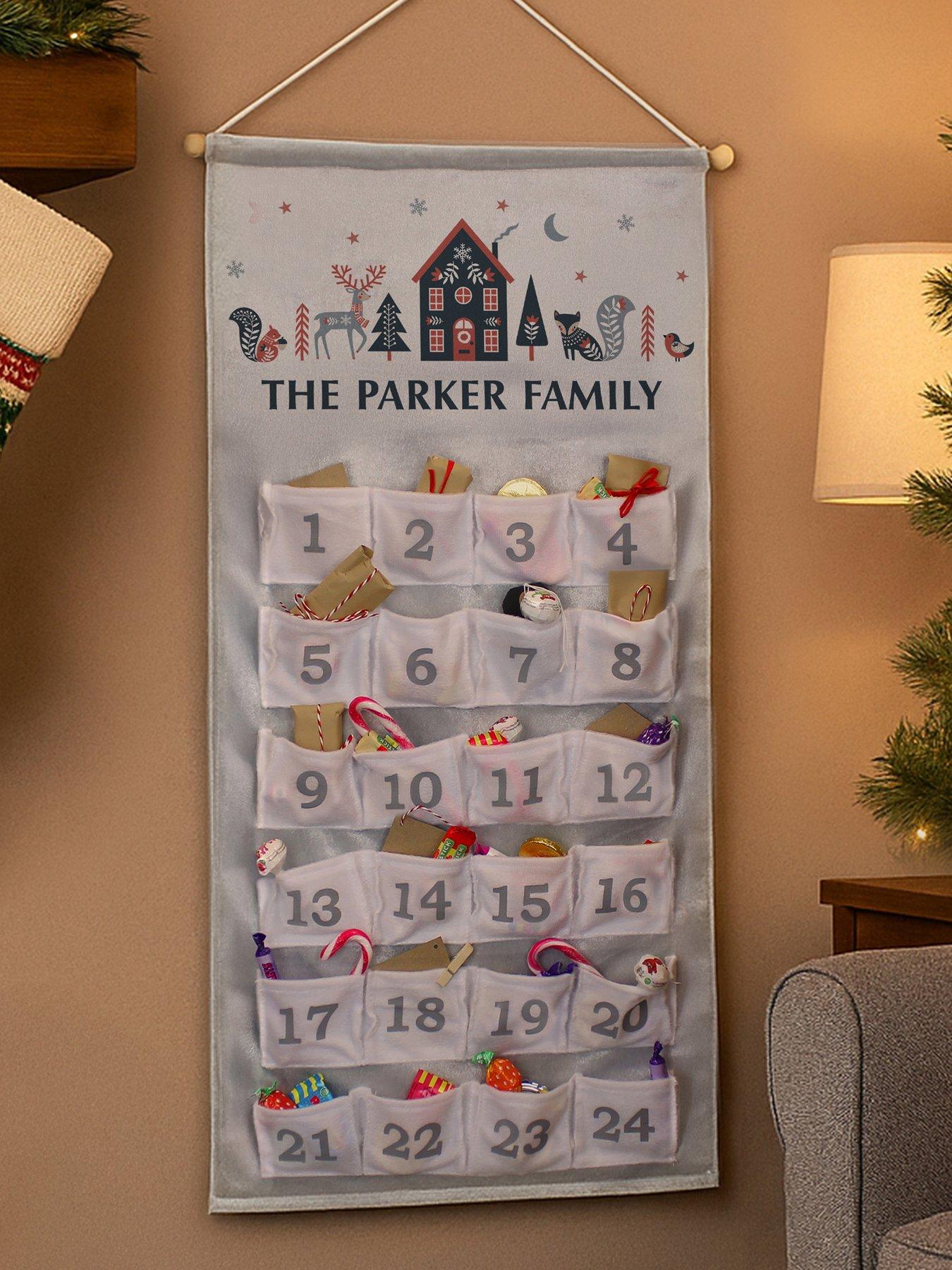 The Personalised Memento Company Personalised Christmas Home Advent Calendar