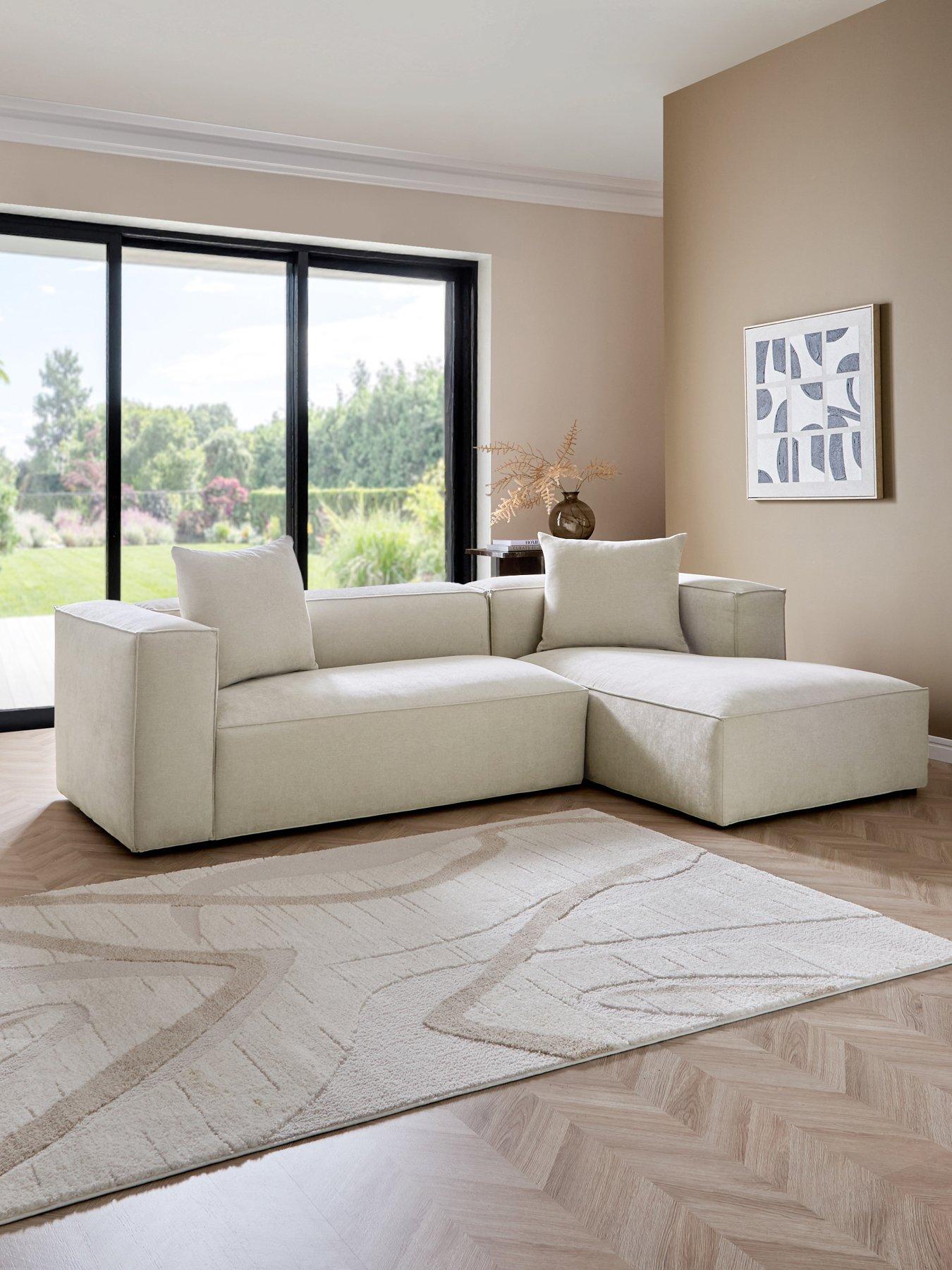 Image 1 of 7 of Very Home Larsen Rh Corner Chaise