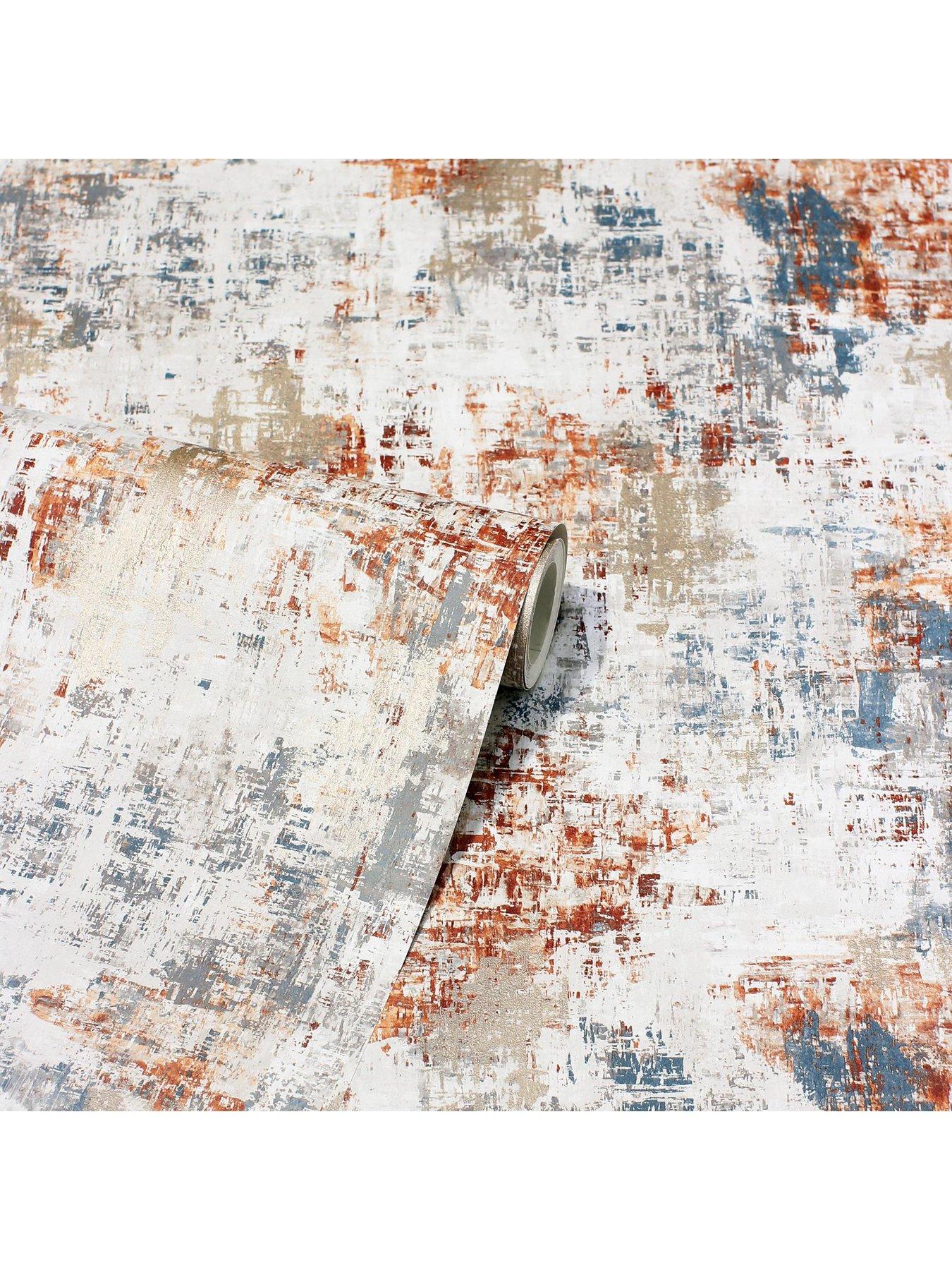 arthouse-abstract-texture-copper-navy-wallpaperback