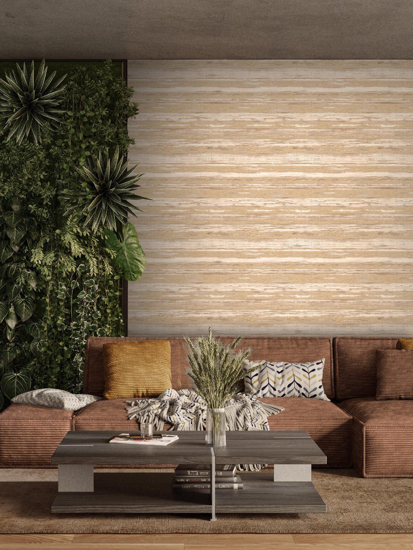 ARTHOUSE Sahara Cream/gold Wallpaper