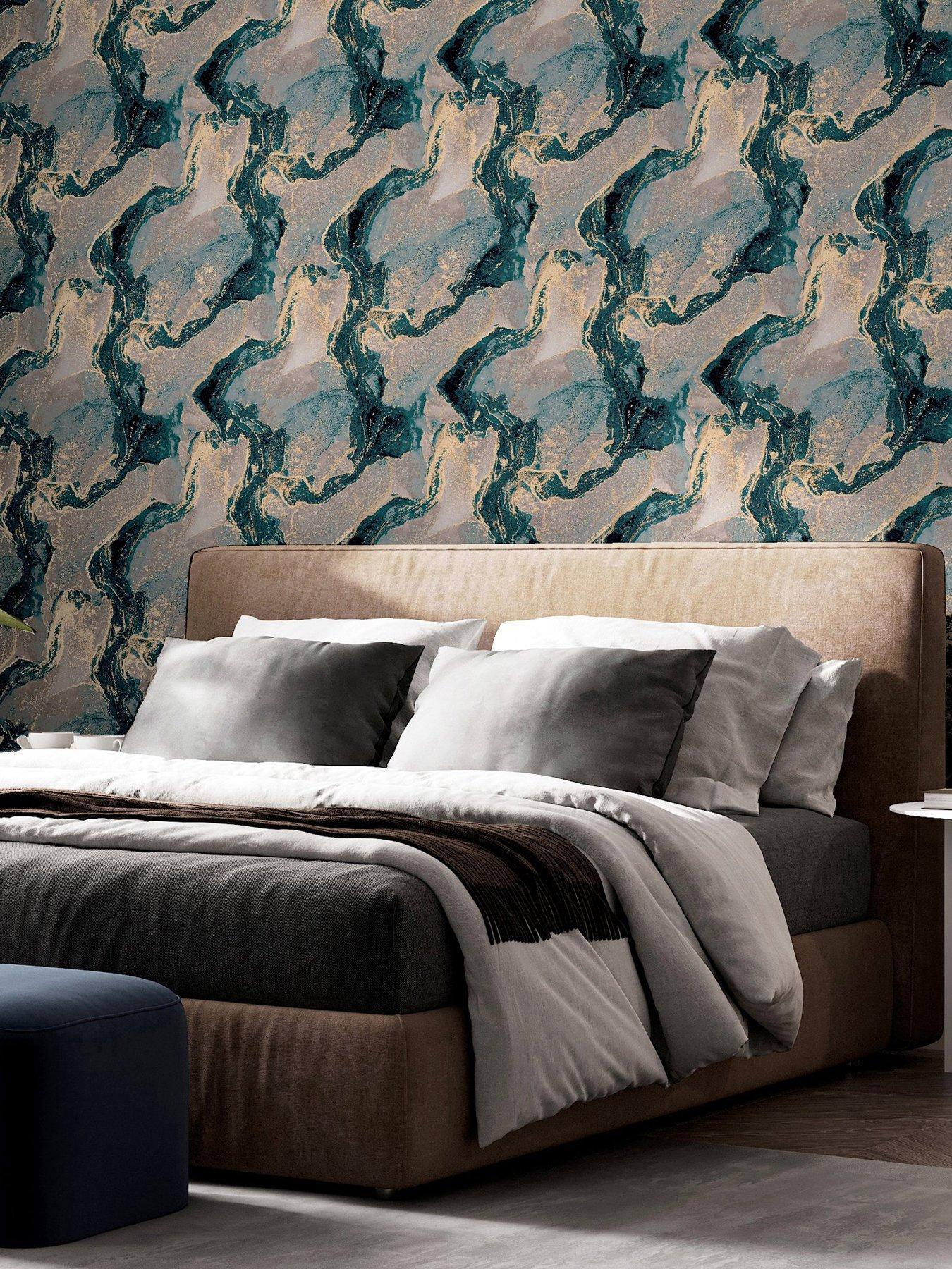 arthouse-abstract-marble-tealgold-wallpaperfront