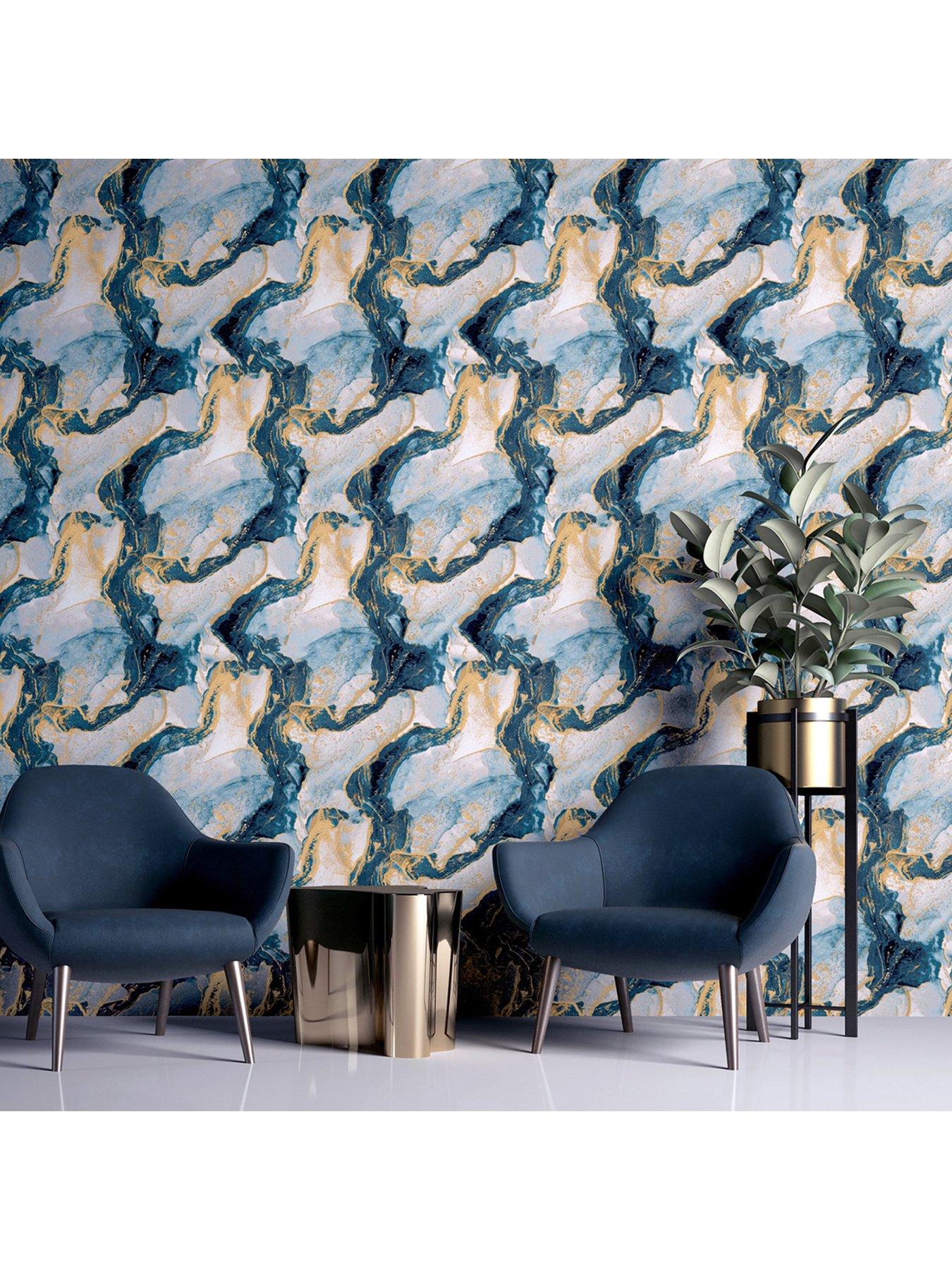 arthouse-abstract-marble-tealgold-wallpaperdetail