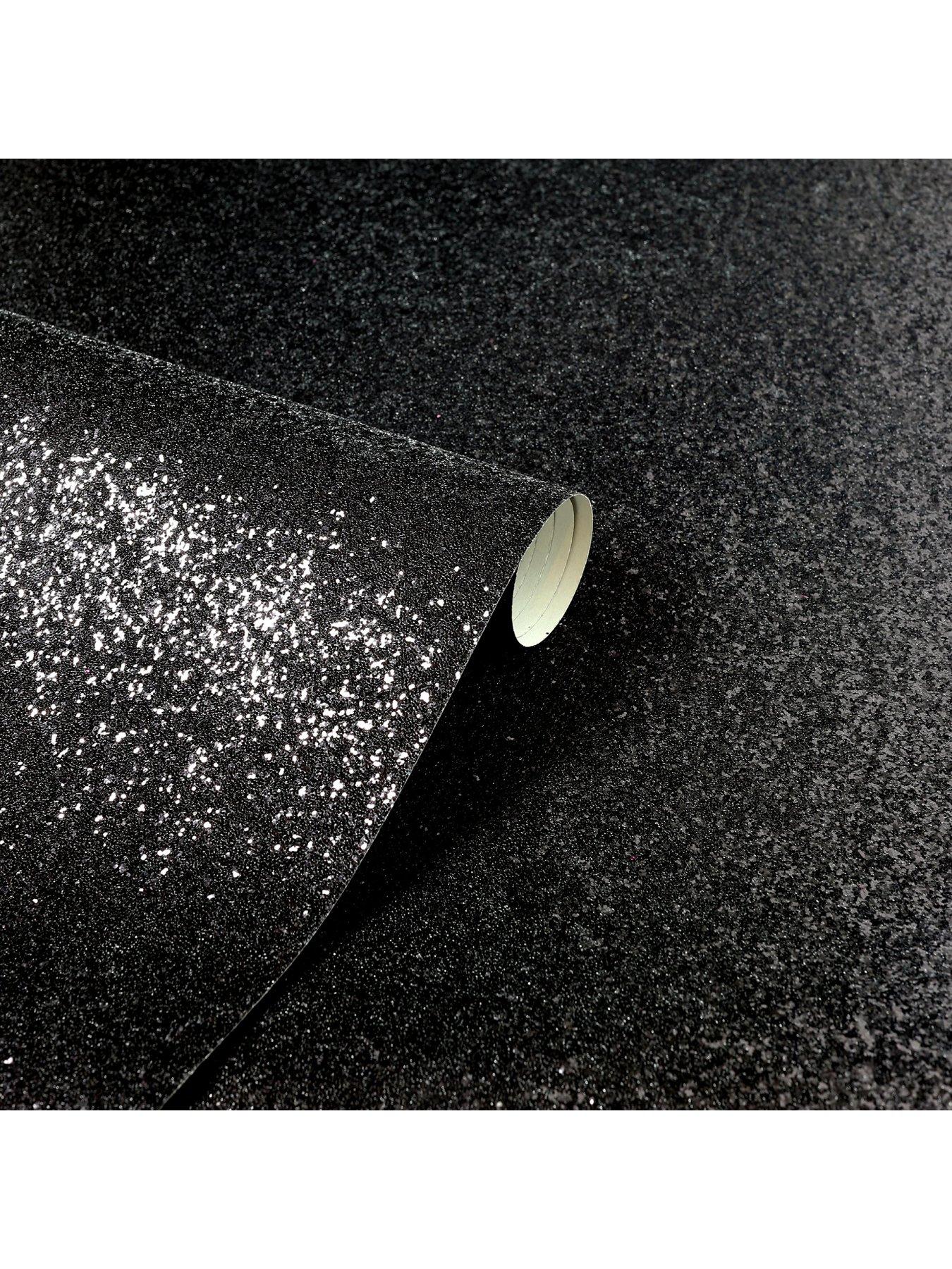 arthouse-sequin-sparkle-black-wallpaperback