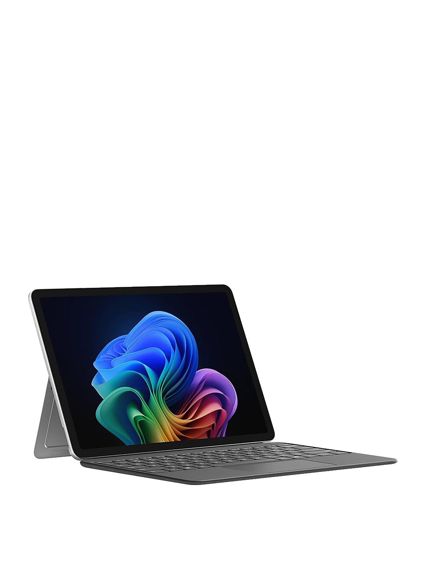 Image 1 of 7 of Microsoft Surface Pro - Copilot +PC - Qualcomm Snapdragon Plus - 16GB RAM - 512GB - Platinum - With Type Cover Keyboard