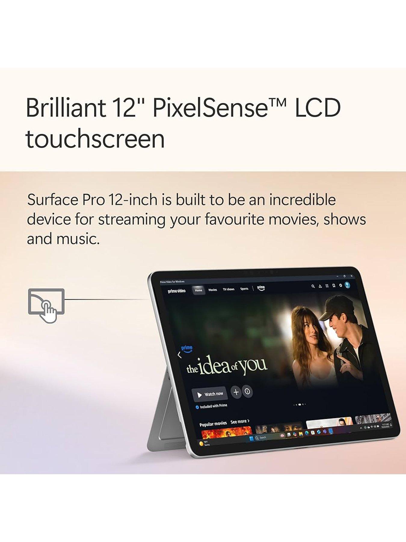 Image 2 of 7 of Microsoft Surface Pro - Copilot +PC - Qualcomm Snapdragon Plus - 16GB RAM - 512GB - Platinum - With Type Cover Keyboard