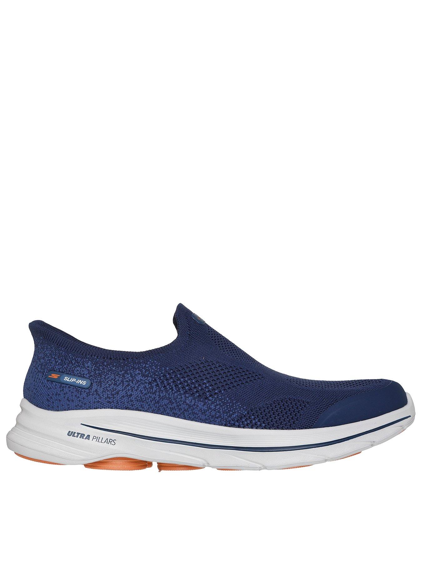 Image 1 of 6 of Skechers Go Walk 8 Trainer - Navy