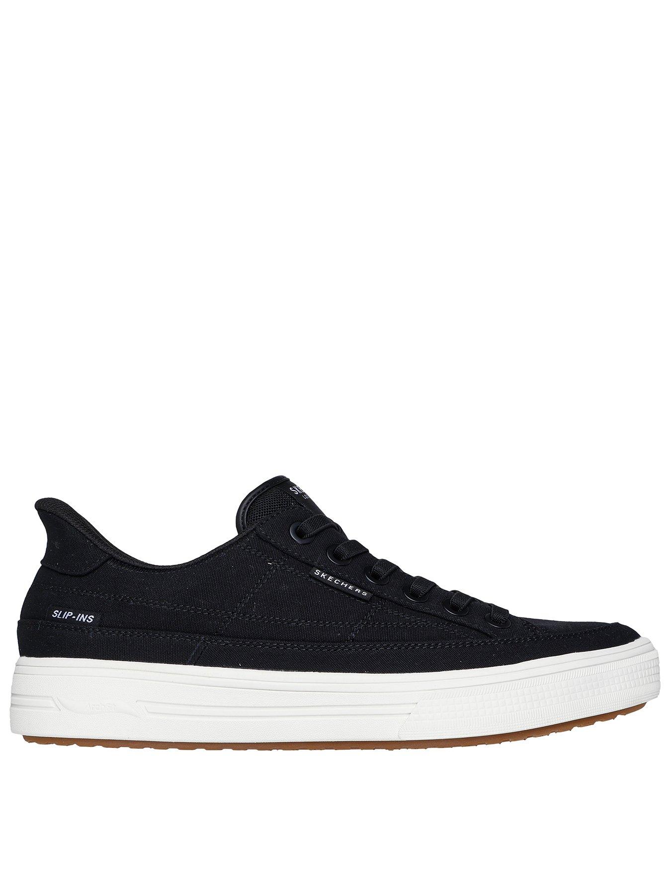 Image 1 of 6 of Skechers Arch Fit Arcade Trainer - Black