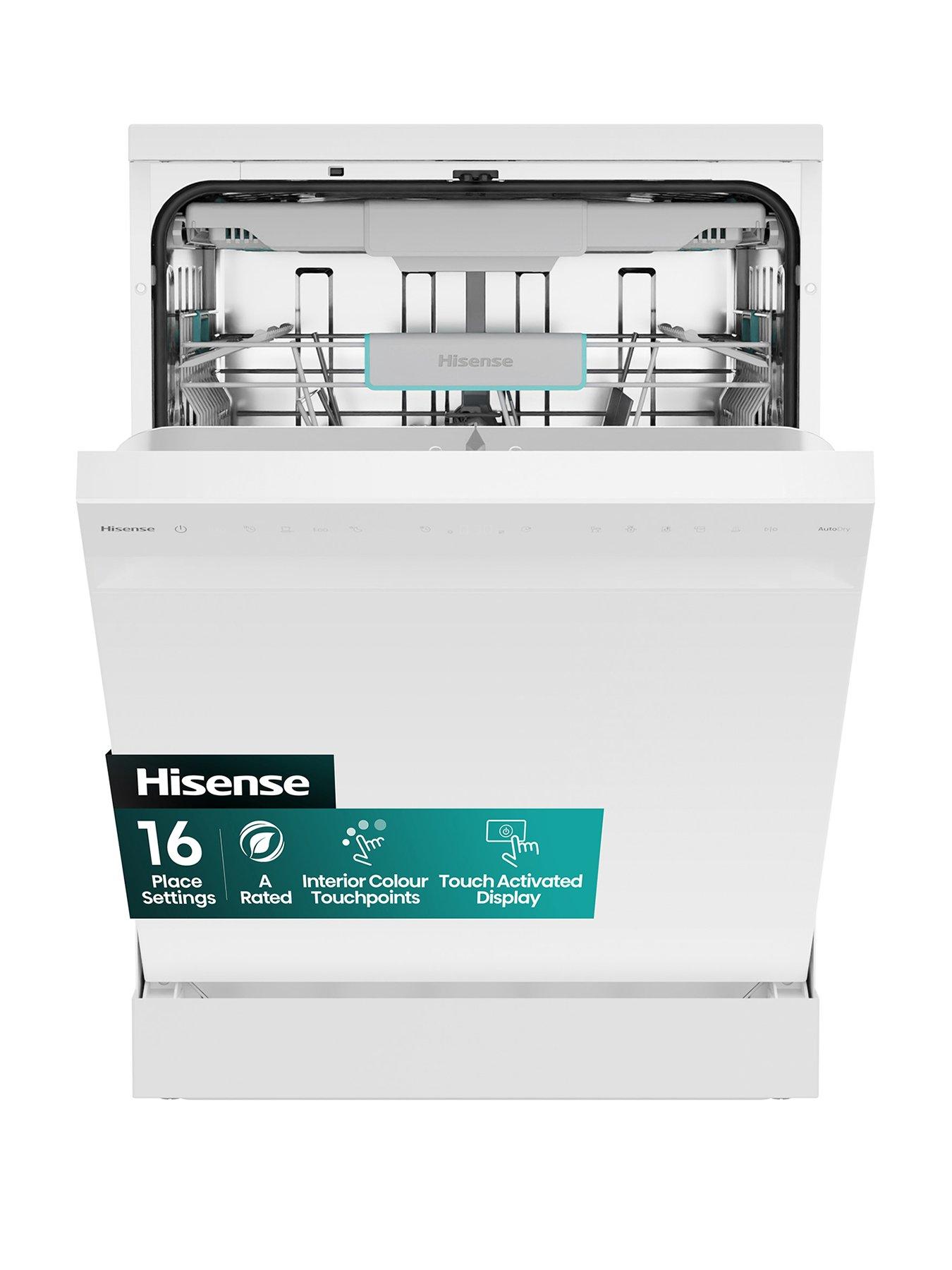 Hisense Hisense HS663A90WUK Full Size Dishwasher - White