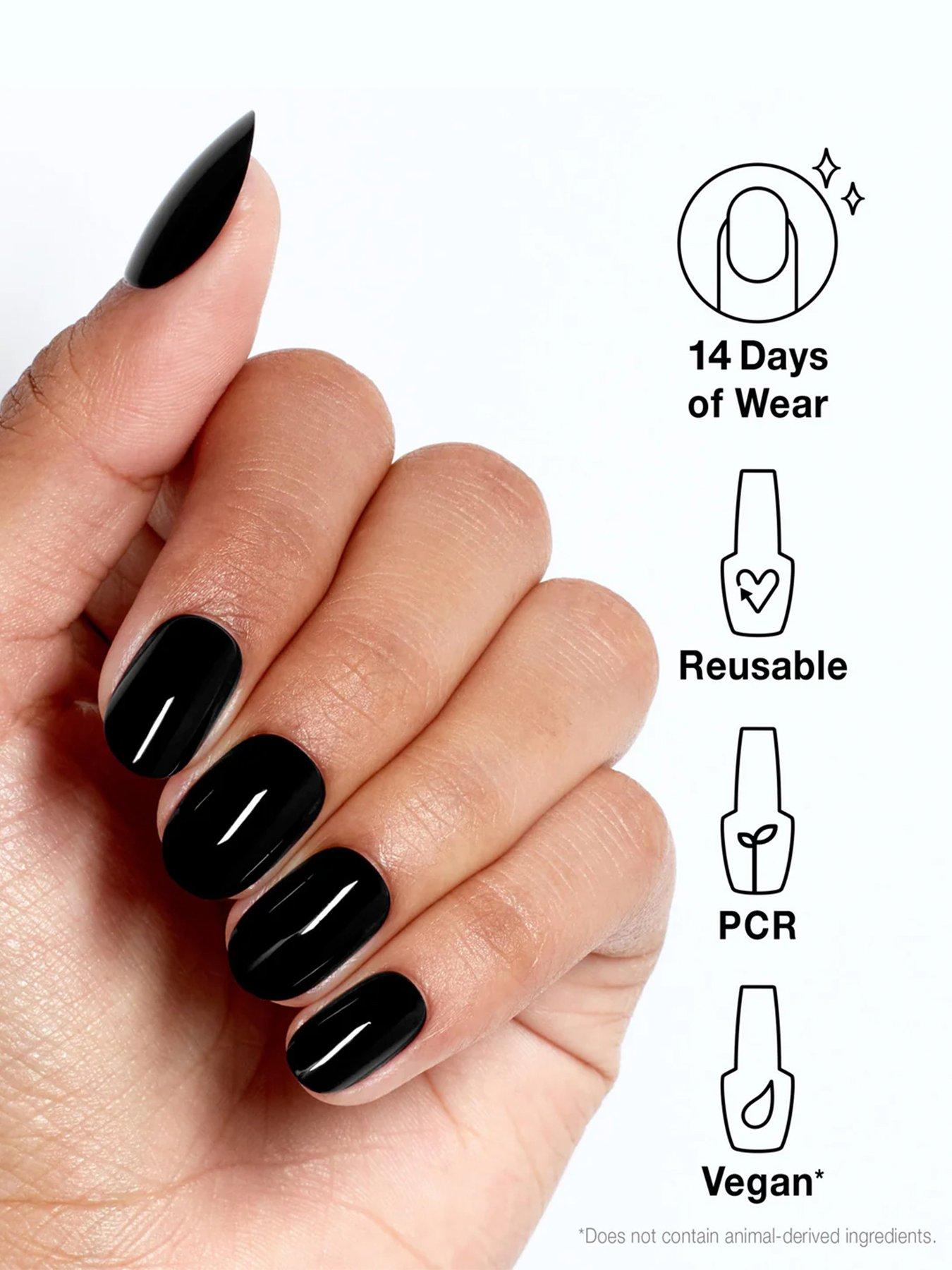 Image 2 of 5 of OPI xPRESS/ON Artificial Nails - Lady in Black