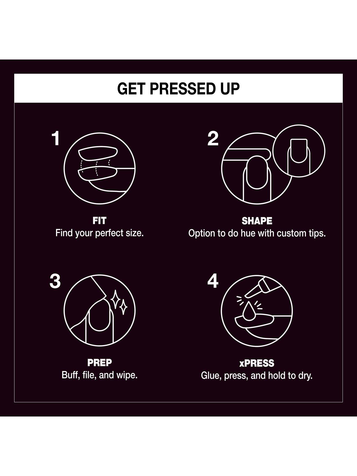 Image 5 of 7 of OPI xPRESS/ON - Lincoln Park After Dark Press On Nails Gel-Like Salon Manicure