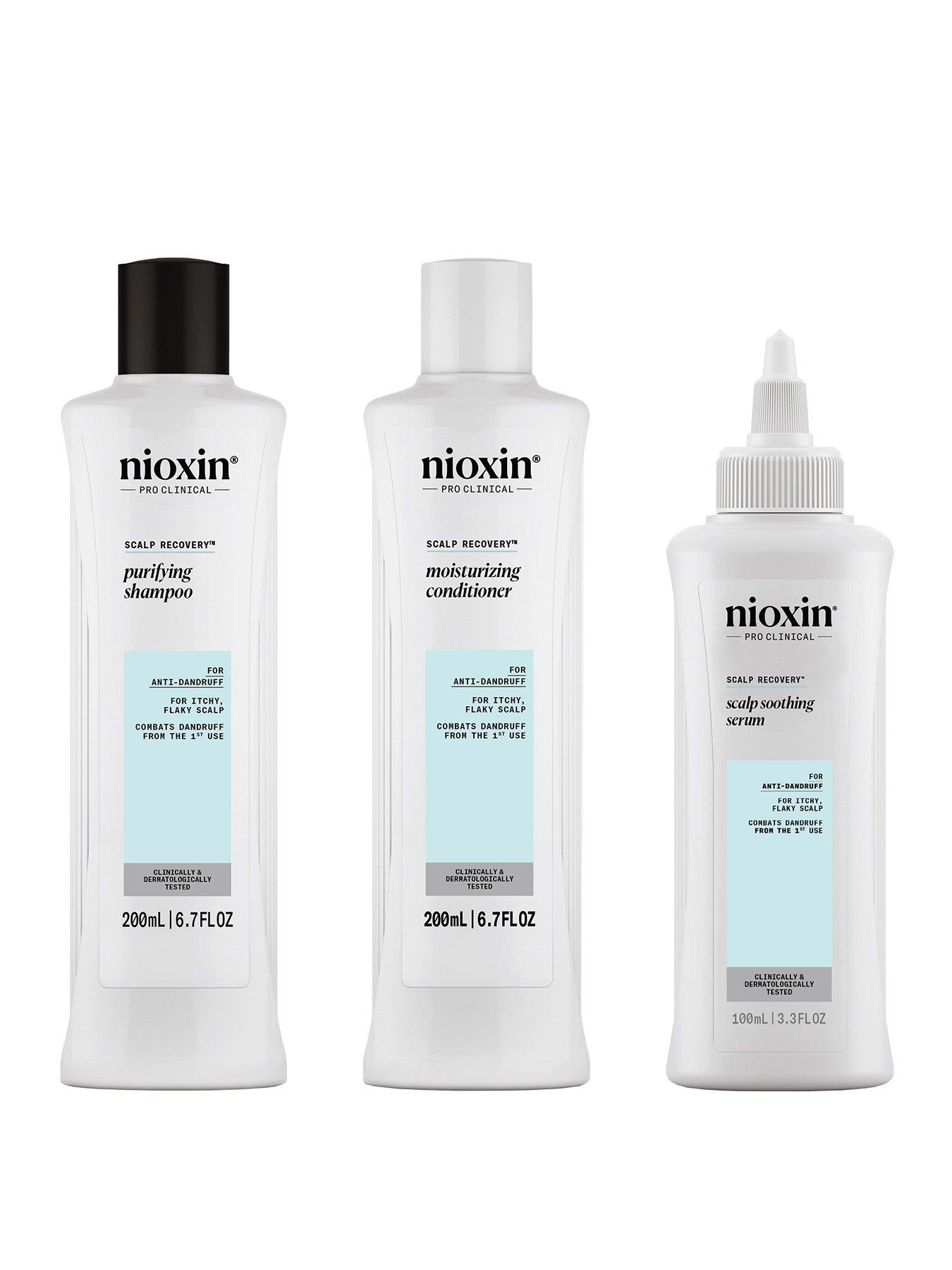 Image 1 of 7 of Nioxin Scalp Recovery System for  Anti-Dandruff & Itchy Scalp Relief - Includes Shampoo, Conditioner and Serum