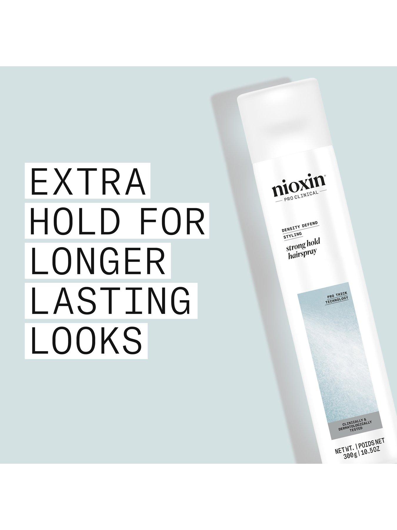 Image 3 of 6 of Nioxin Density Defend Styling Strong Hold Volume Hair Spray for Medium to Coarse Hair 300ml