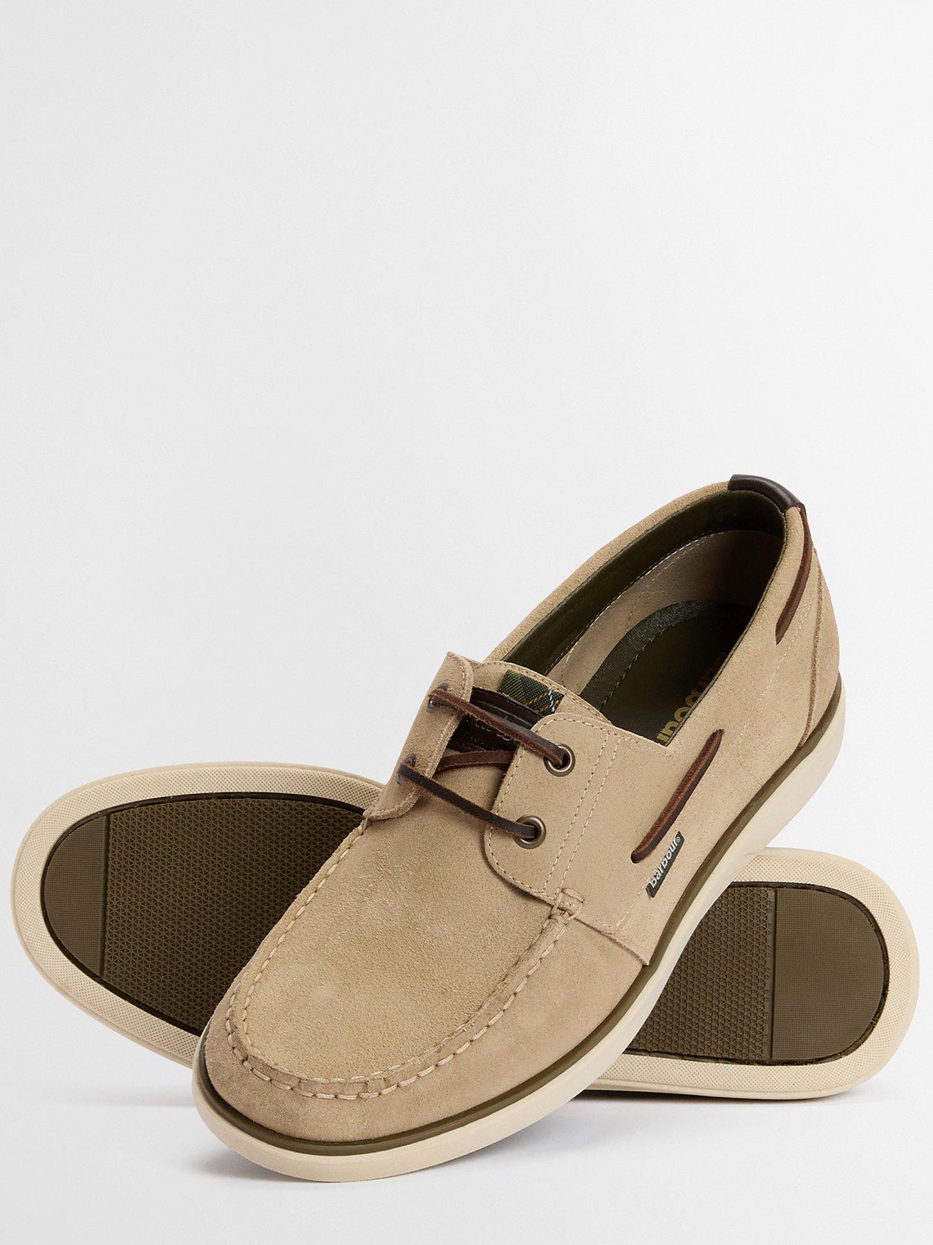 Image 4 of 6 of Barbour Rothley Boat Shoes - Beige