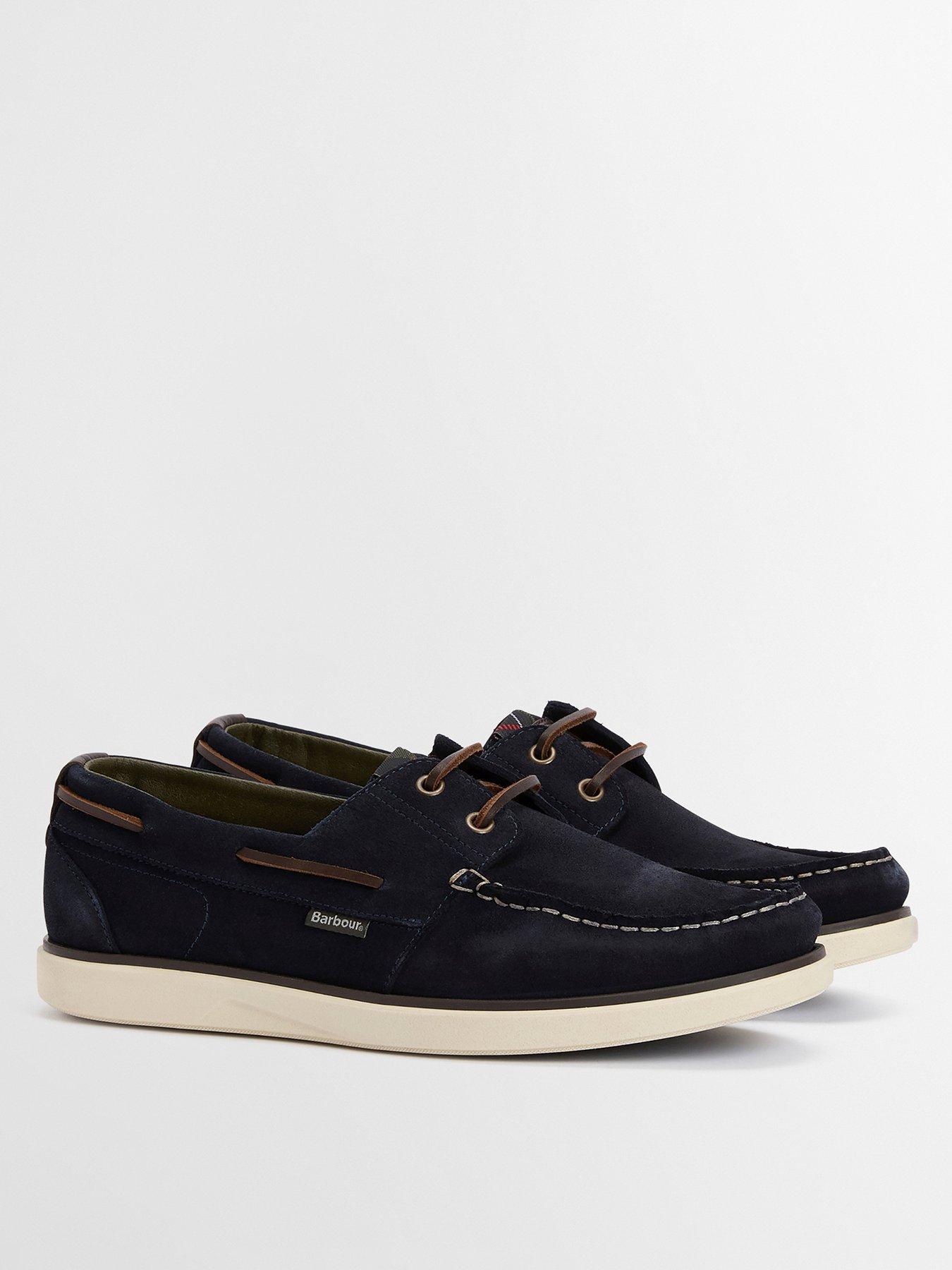 Image 2 of 6 of Barbour Rothley Boat Shoes - Navy