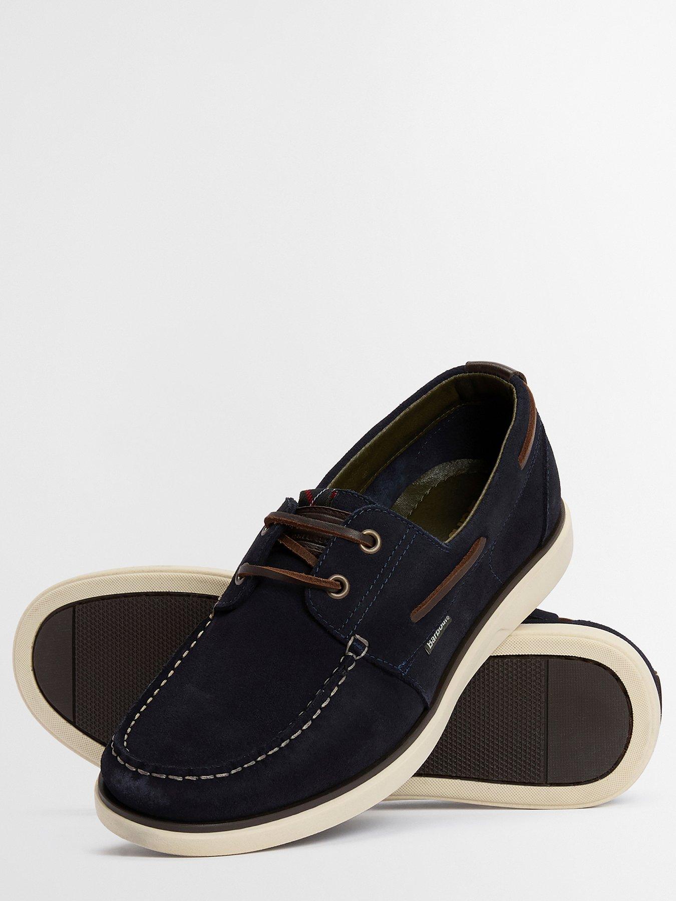 Image 4 of 6 of Barbour Rothley Boat Shoes - Navy