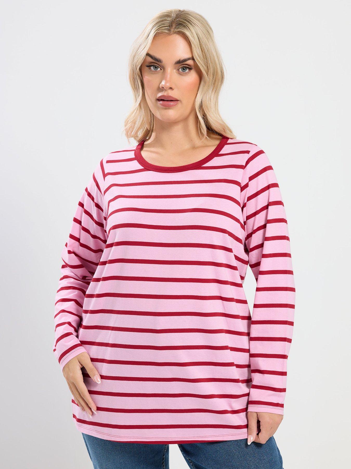 yours-curve-long-sleeve-t-shirt-pink