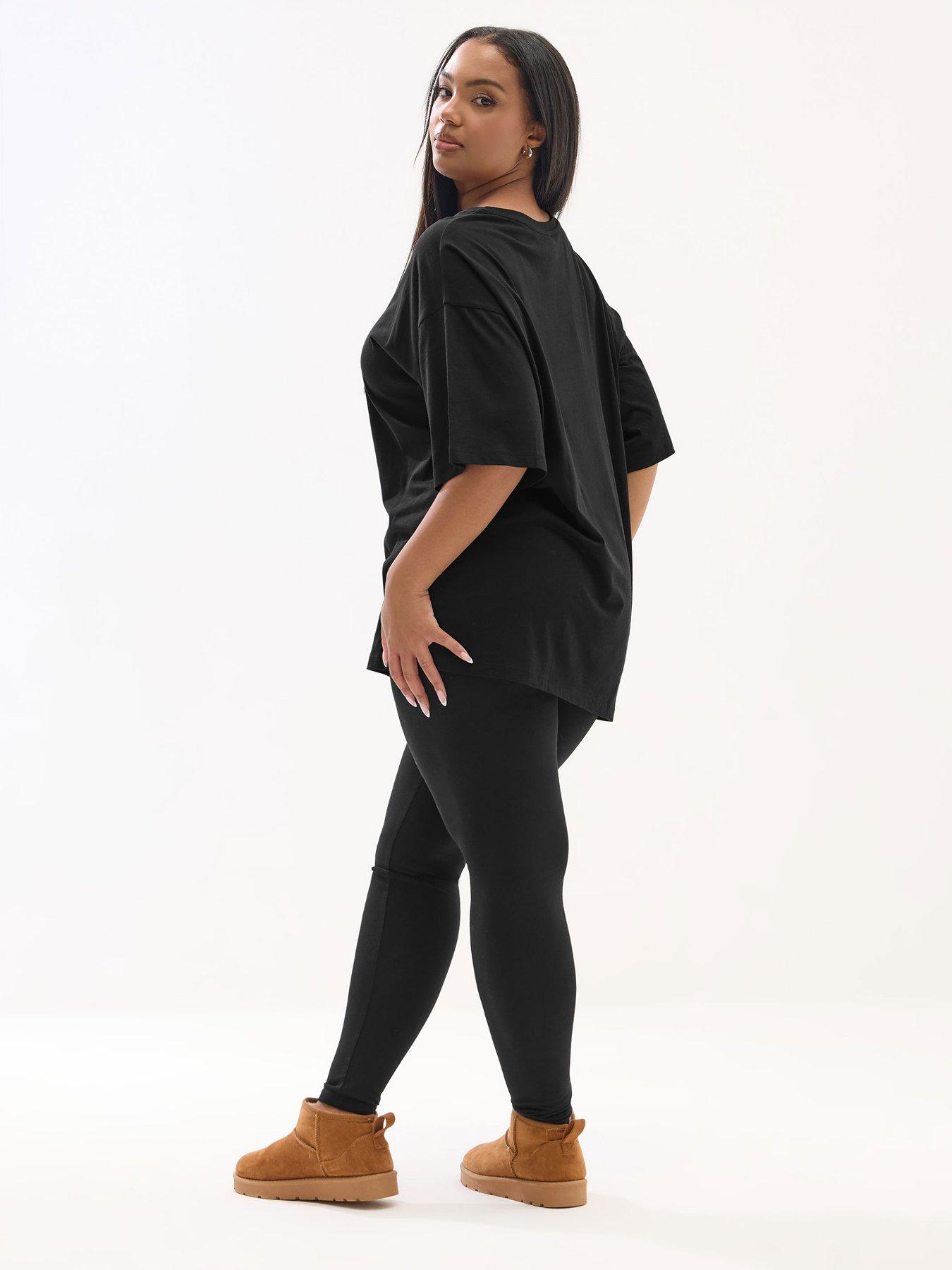 yours-curve-top-and-legging-set-blackstillFront