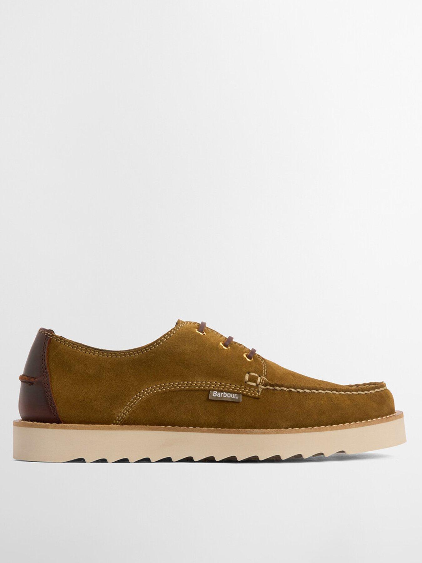 Barbour Aydon Derby Shoes - Tan - Brown