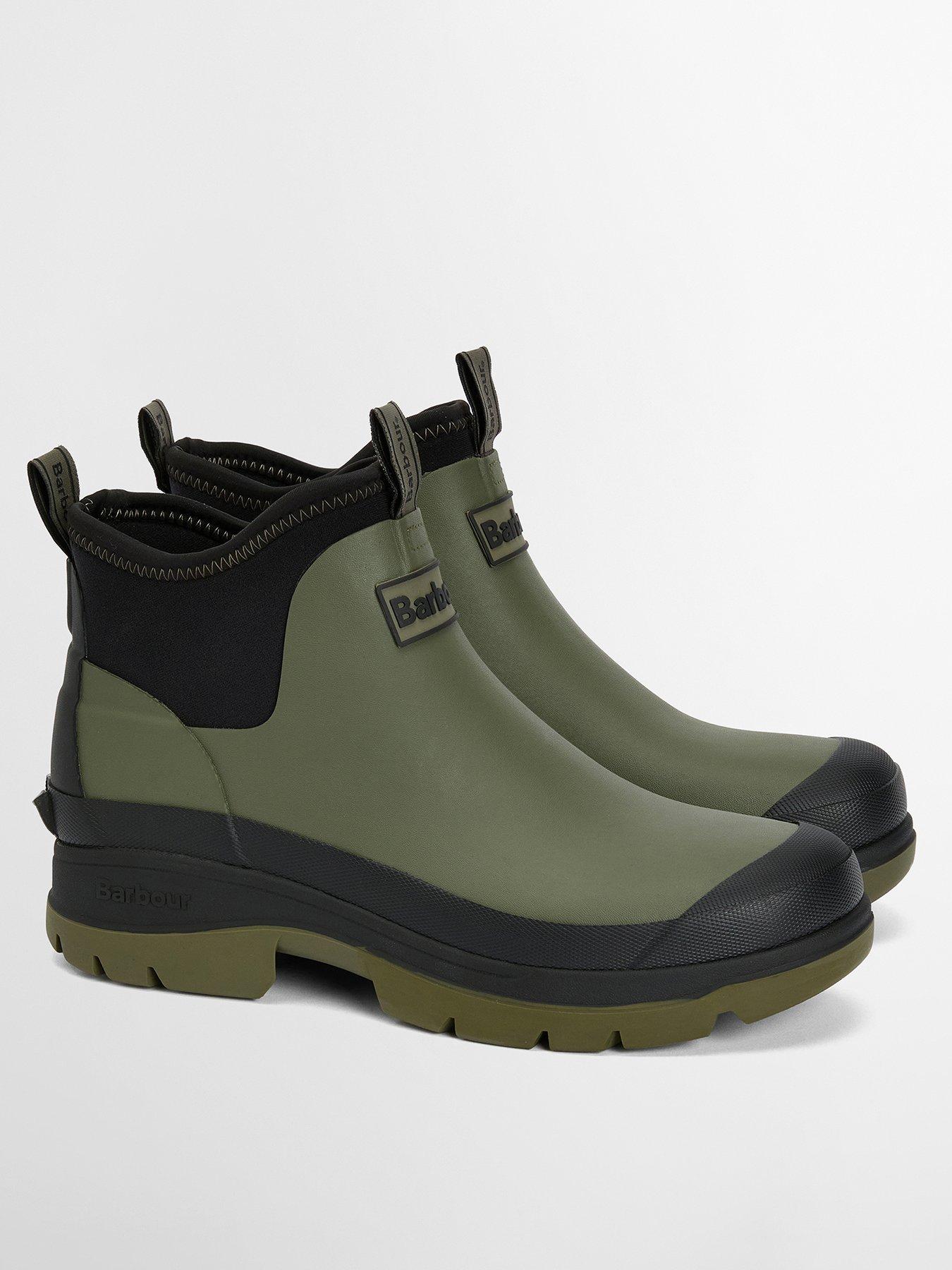 Image 2 of 6 of Barbour Ridge Ankle Wellington Boots - Khaki Green