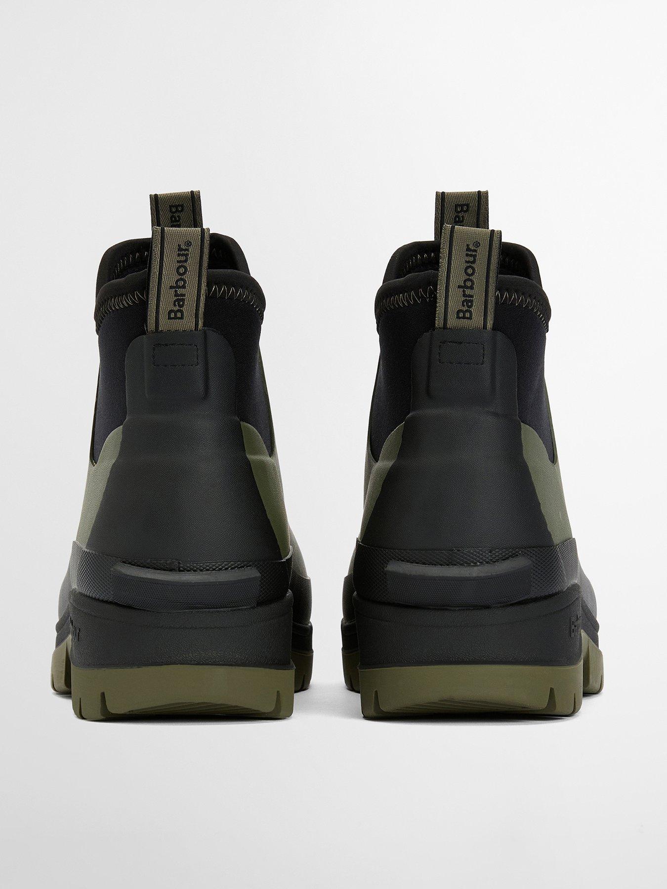 Image 3 of 6 of Barbour Ridge Ankle Wellington Boots - Khaki Green