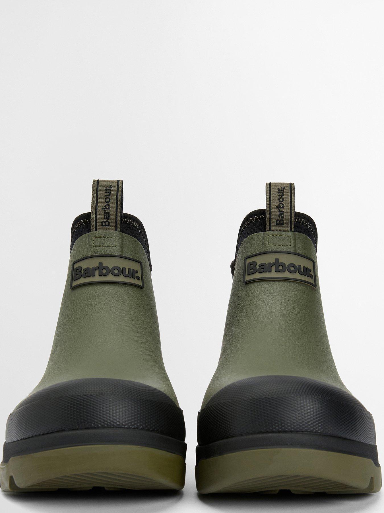 Image 4 of 6 of Barbour Ridge Ankle Wellington Boots - Khaki Green