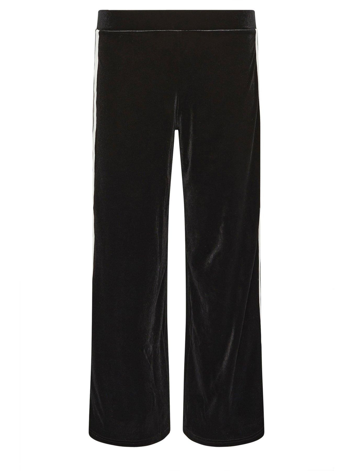 pixiegirl-petite-velour-side-stripe-wide-leg-trouser-blackdetail
