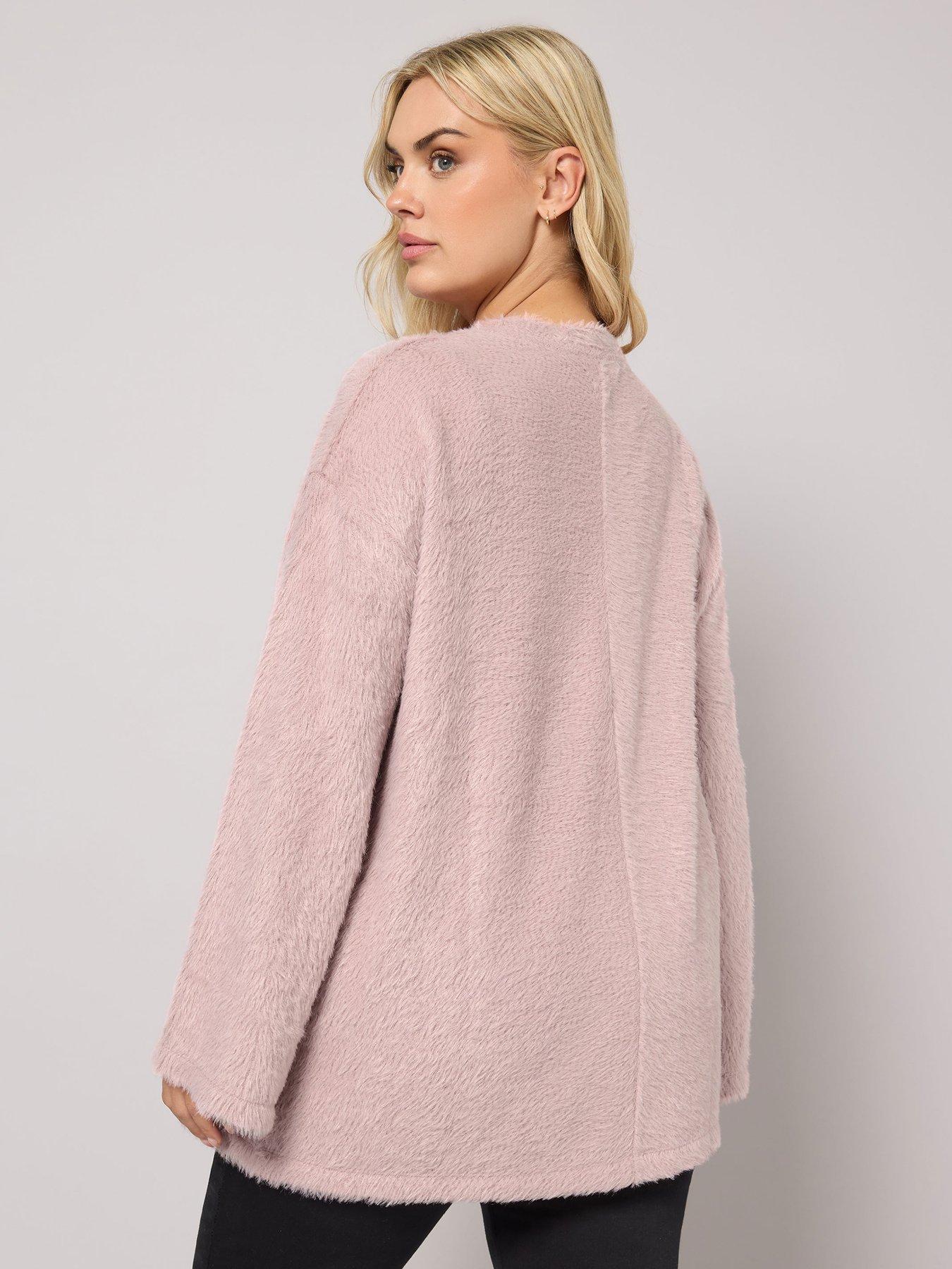 yours-curve-eyelash-jumper-pinkstillFront