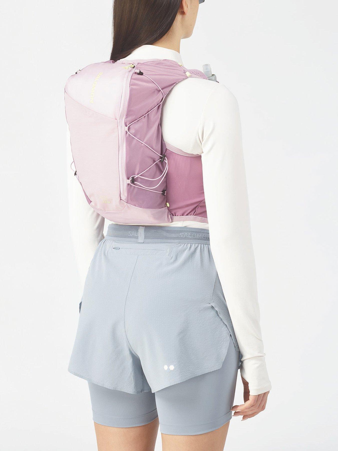 Salomon Womens Running Active Skin 12 Hydration Vest Set - Pink