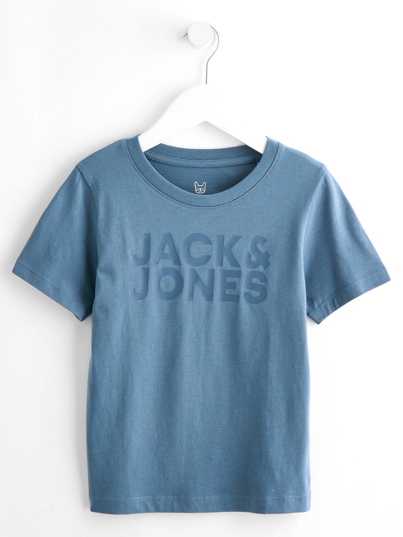 jack-jones-mini-younger-boys-corp-logo-short-sleeve-t-shirt-blue