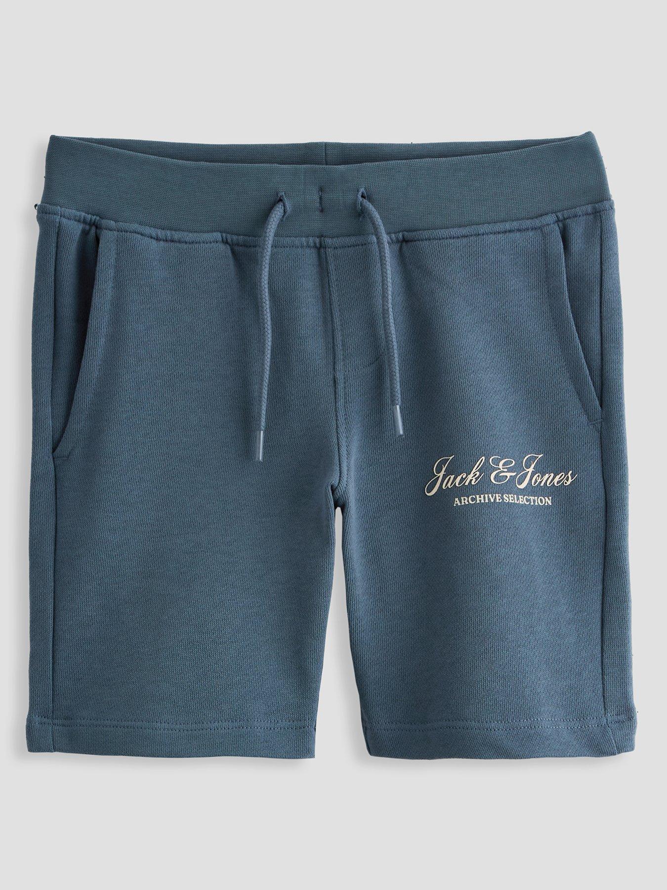 Jack & Jones Mini Younger Boys Gordon Archive Sweat Shorts - Blue