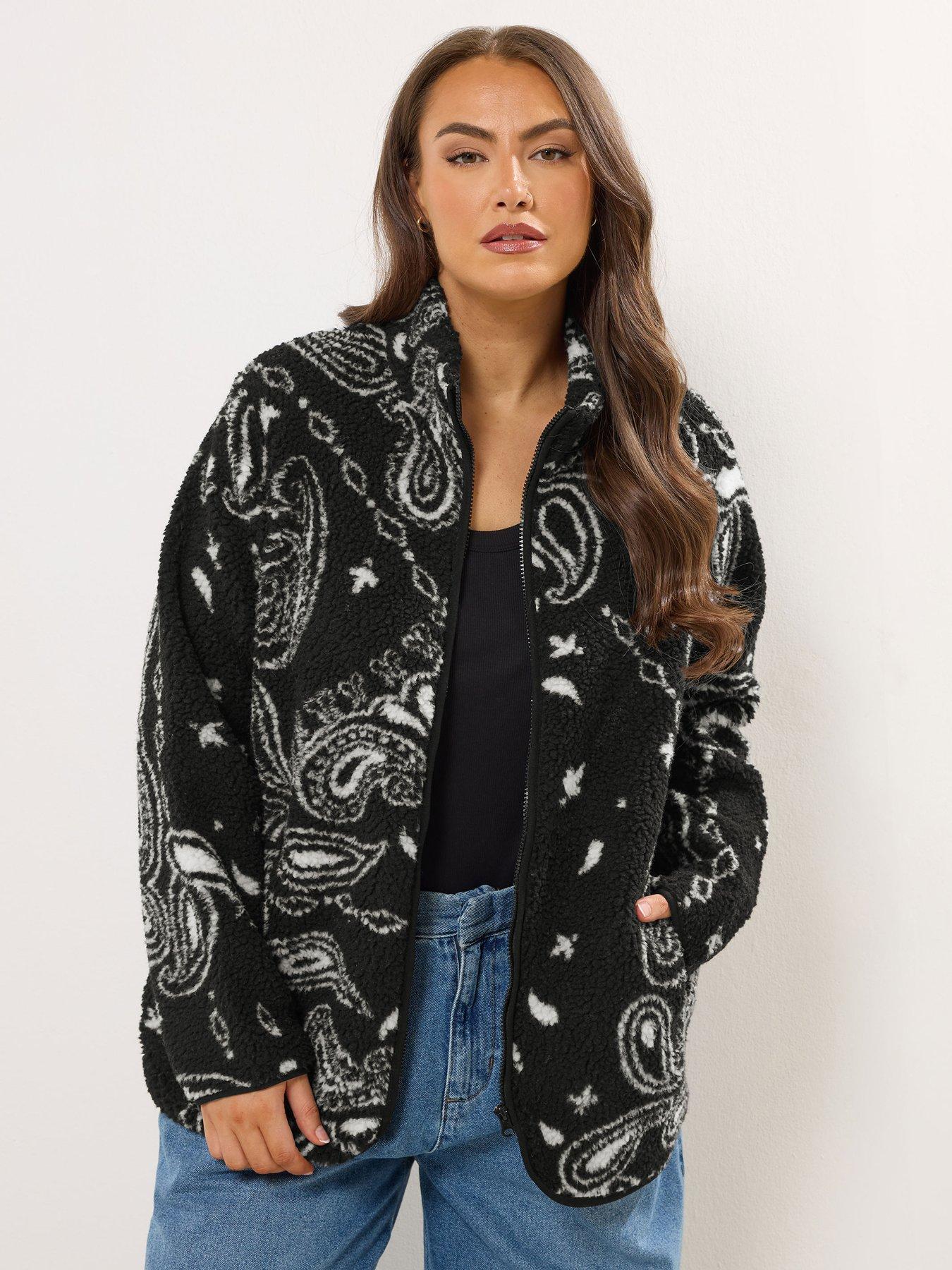 yours-curve-borg-zip-through-fleece-black