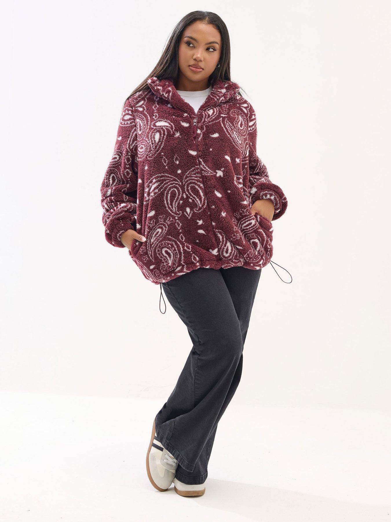 yours-curve-zip-thru-fleece-redback