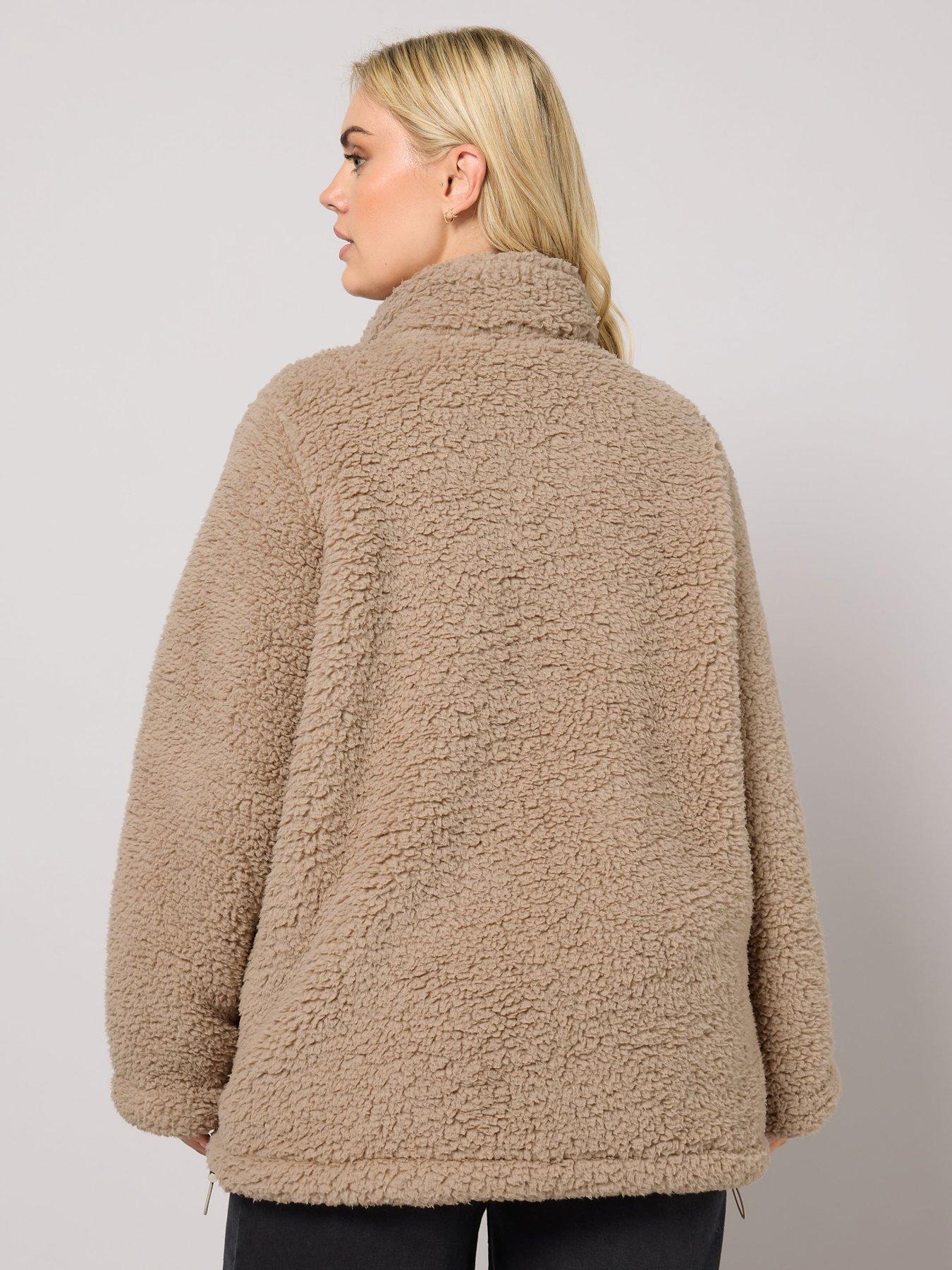 yours-curve-sherpa-borg-fleece-brownstillFront