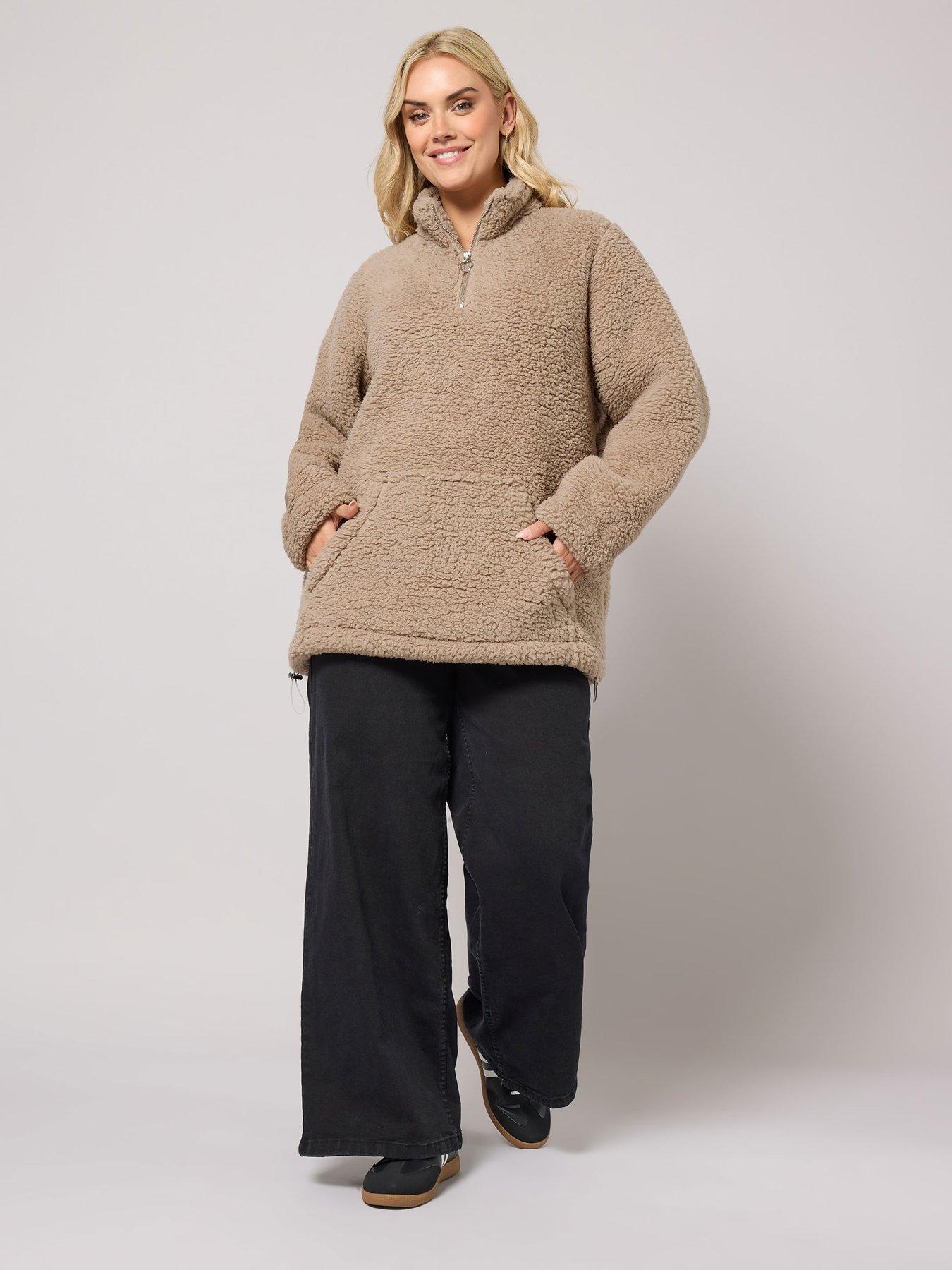 yours-curve-sherpa-borg-fleece-brownback