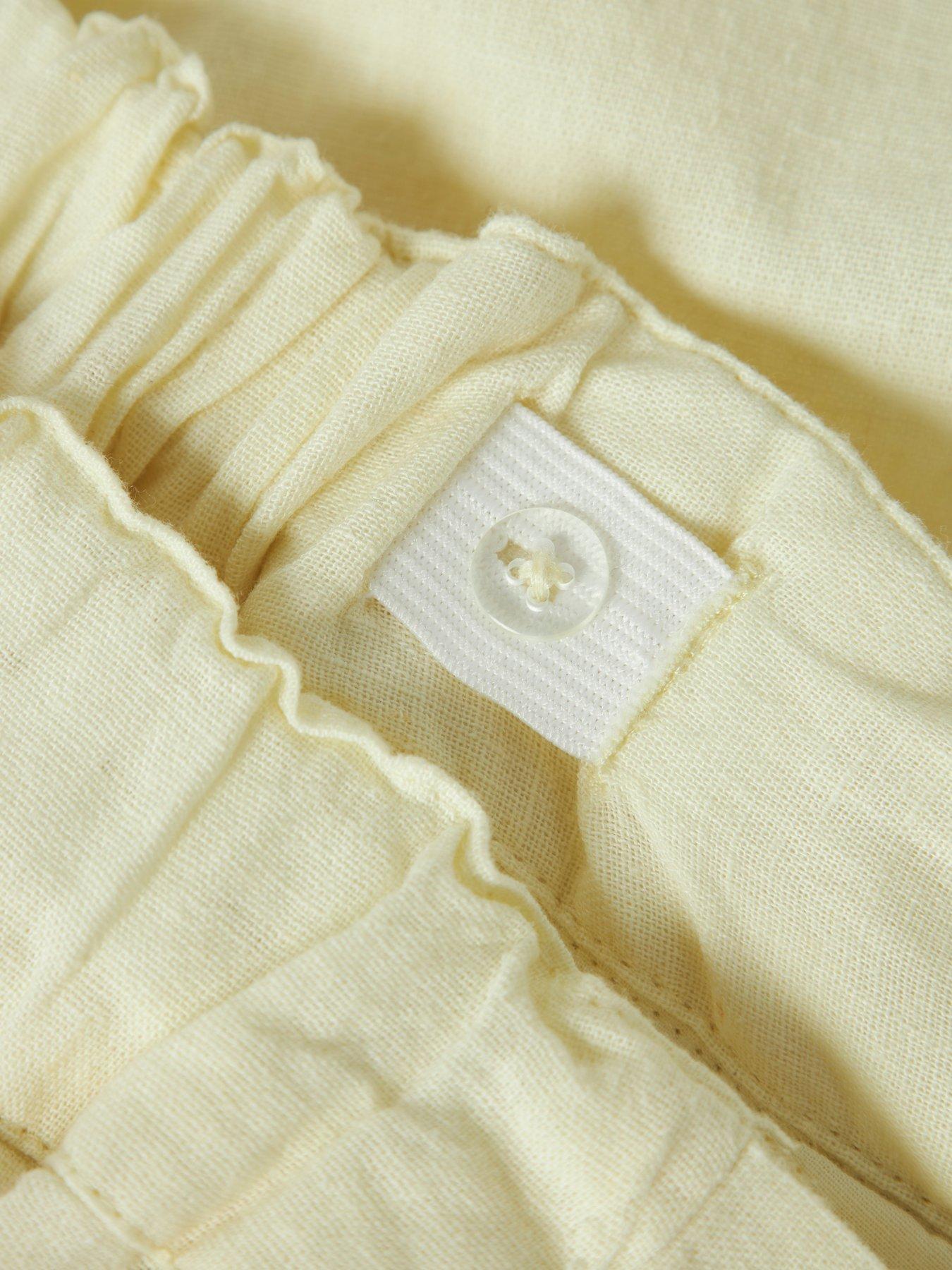 Image 3 of 3 of Name It Girls Linen Co-ord Shorts - Light Yellow