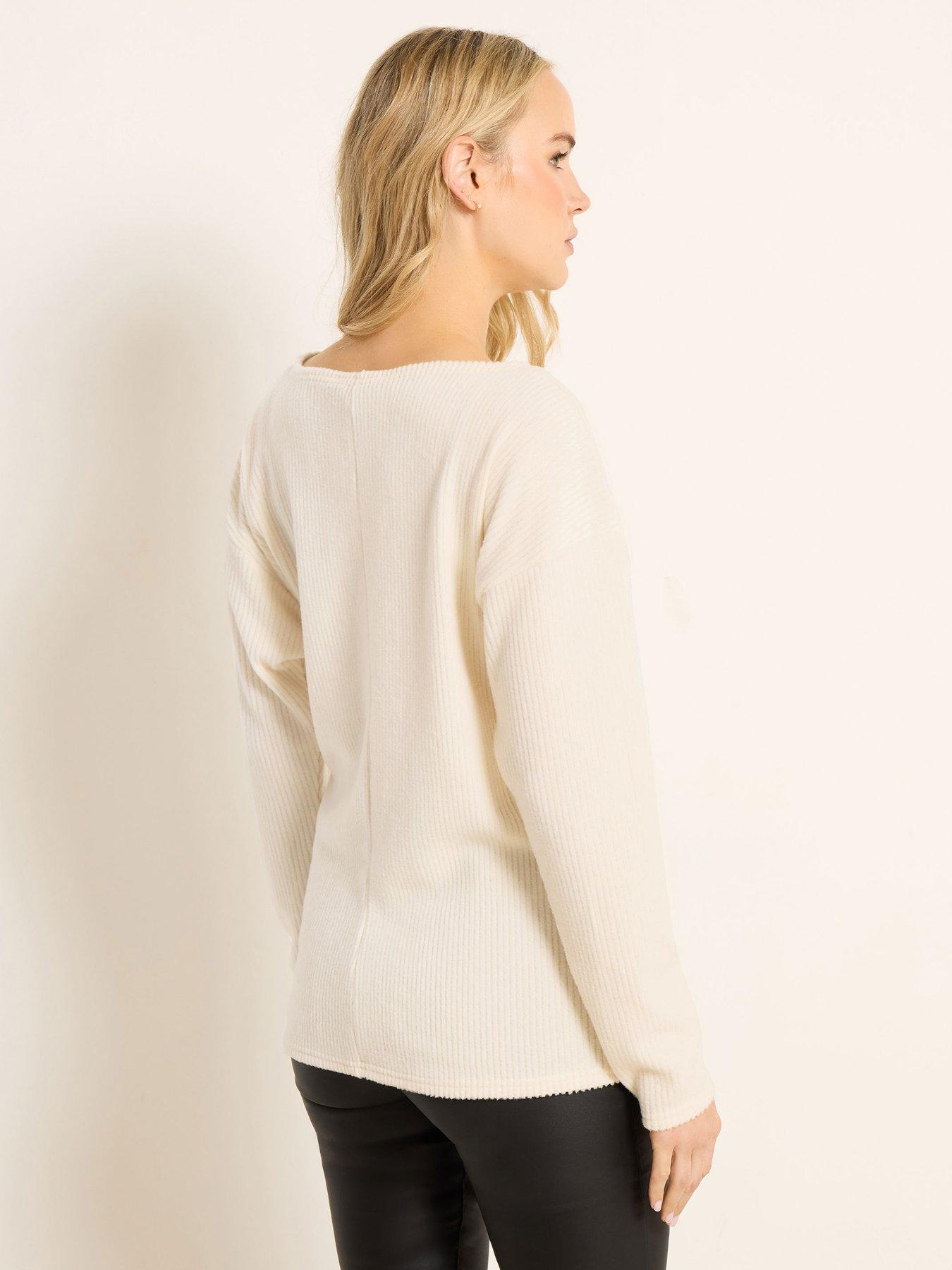 long-tall-sally-rib-batwing-top-brownstillFront