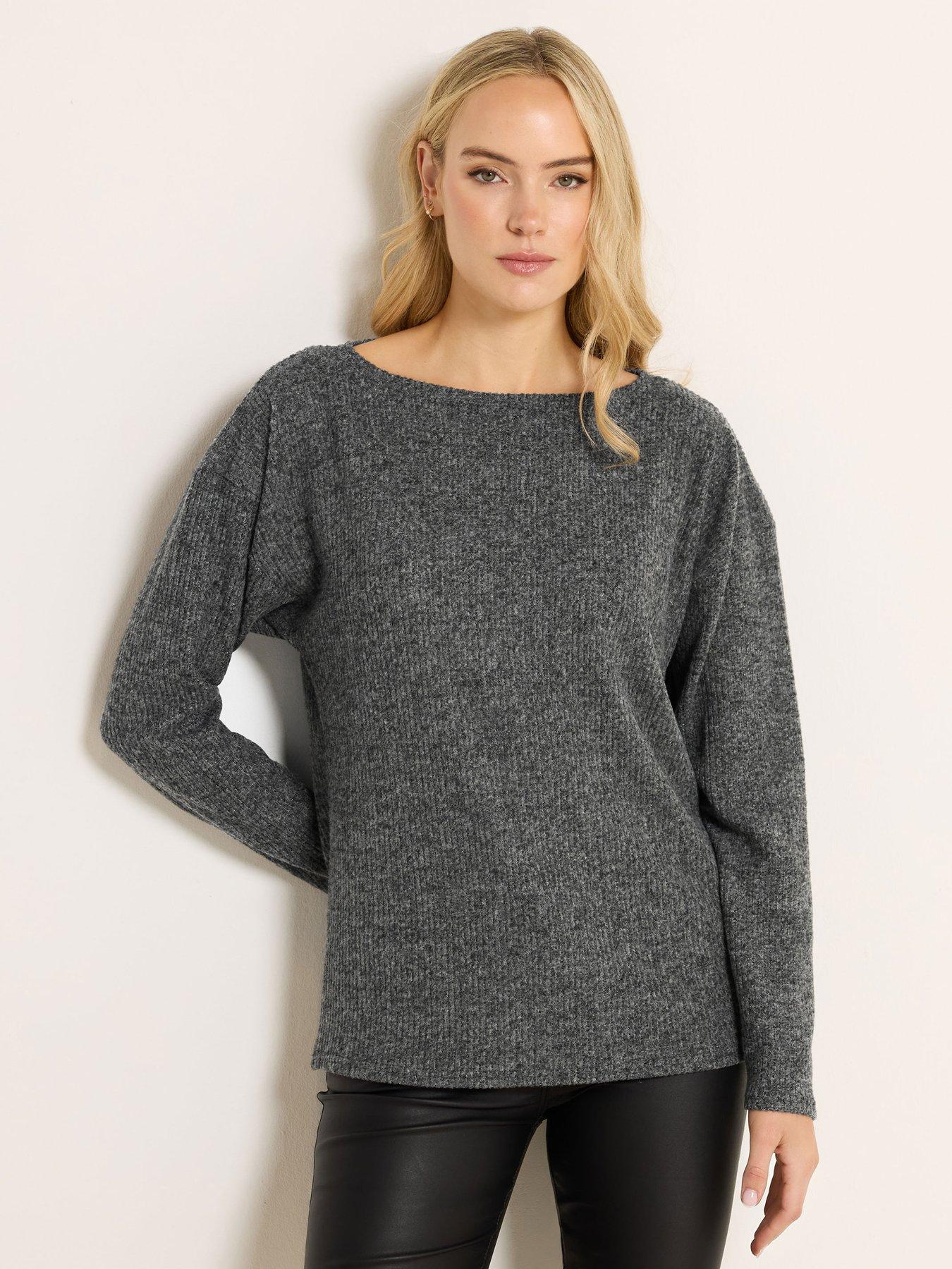 long-tall-sally-rib-batwing-top-grey