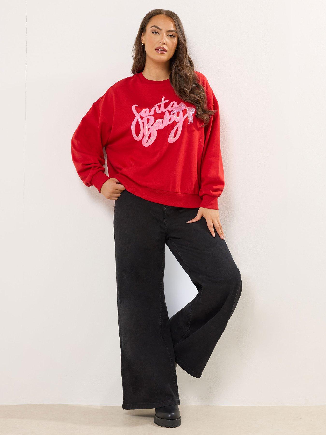 yours-curve-santa-baby-bow-novelty-sweatshirt-redback